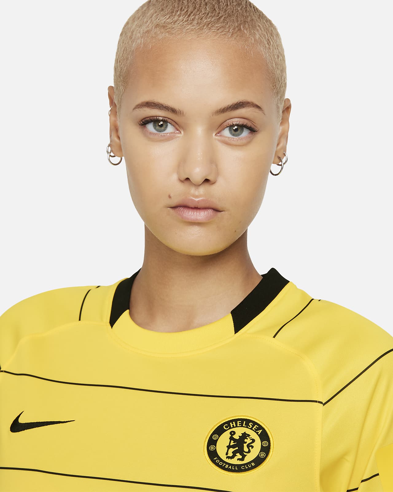 Nike 2021-22 Chelsea Women Away Jersey - Yellow, S