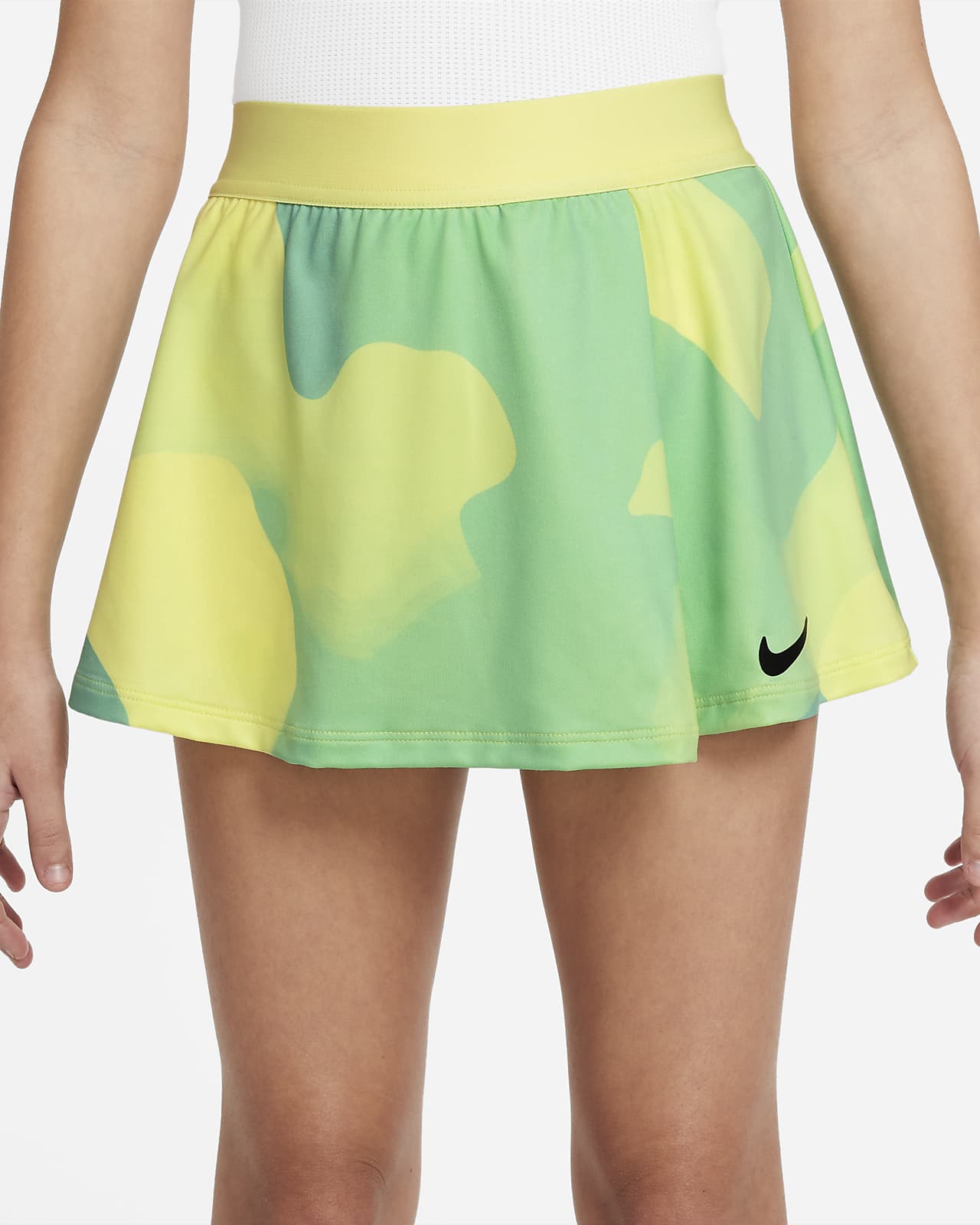 yellow tennis skirt nike