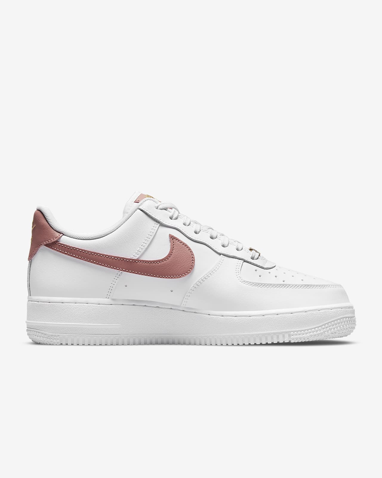 nike pink and white air force