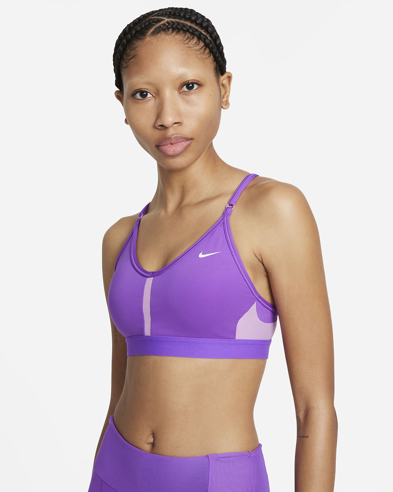 Nike Dri Fit Indy Women S Light Support Padded V Neck Sports Bra Nike Dk