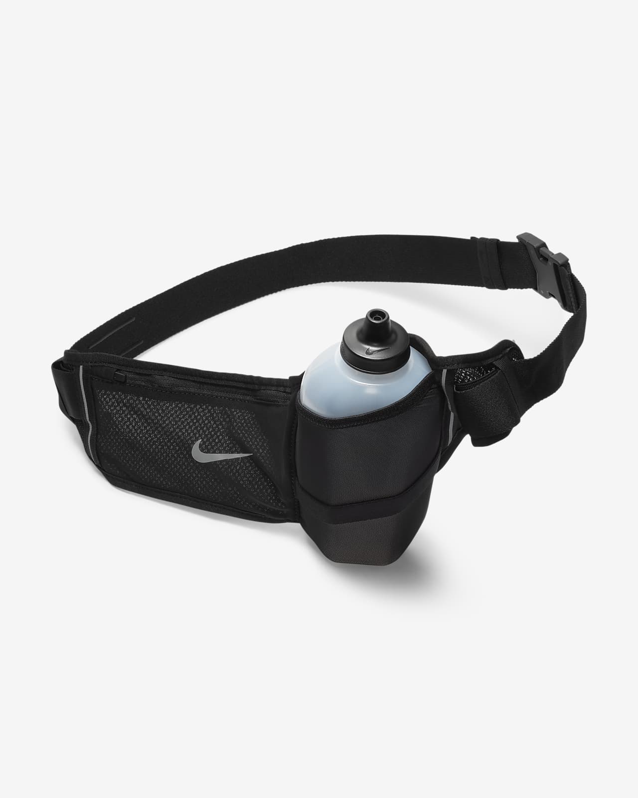 Onophoudelijk Zwart Luxe Nike 22 oz Flex Stride Running Hydration Belt. Nike.com
