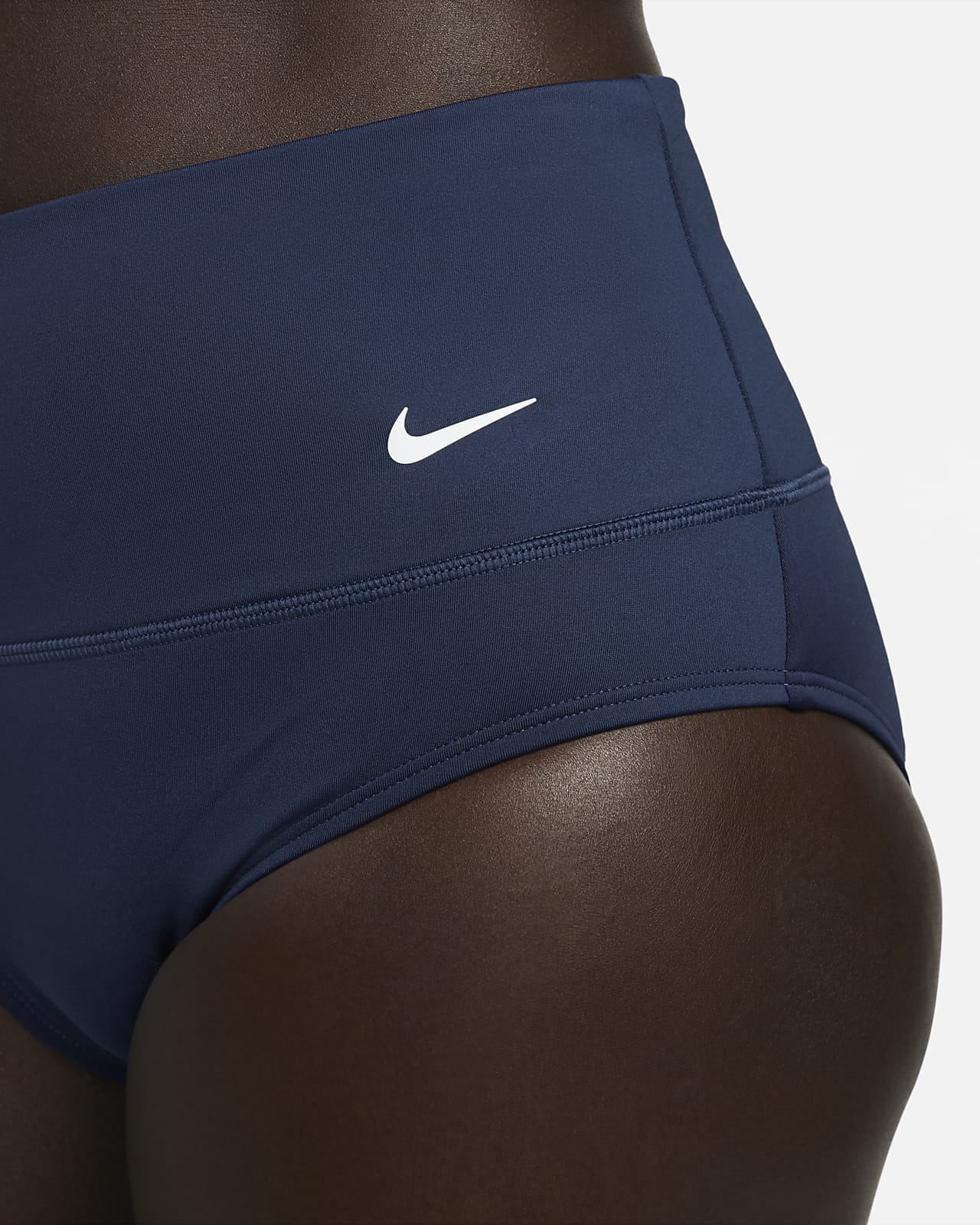 Women's Nike Black High Leg Brief Swim Clothing