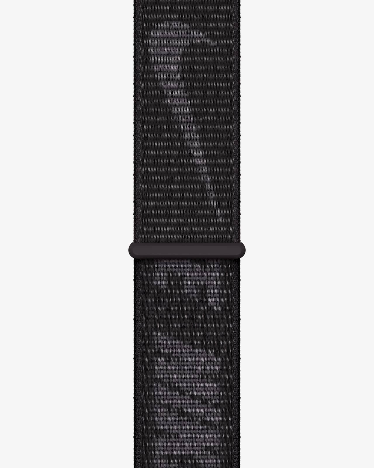 Geweven sportbandje van Nike — Zwart (41 mm, standaard). Nike NL