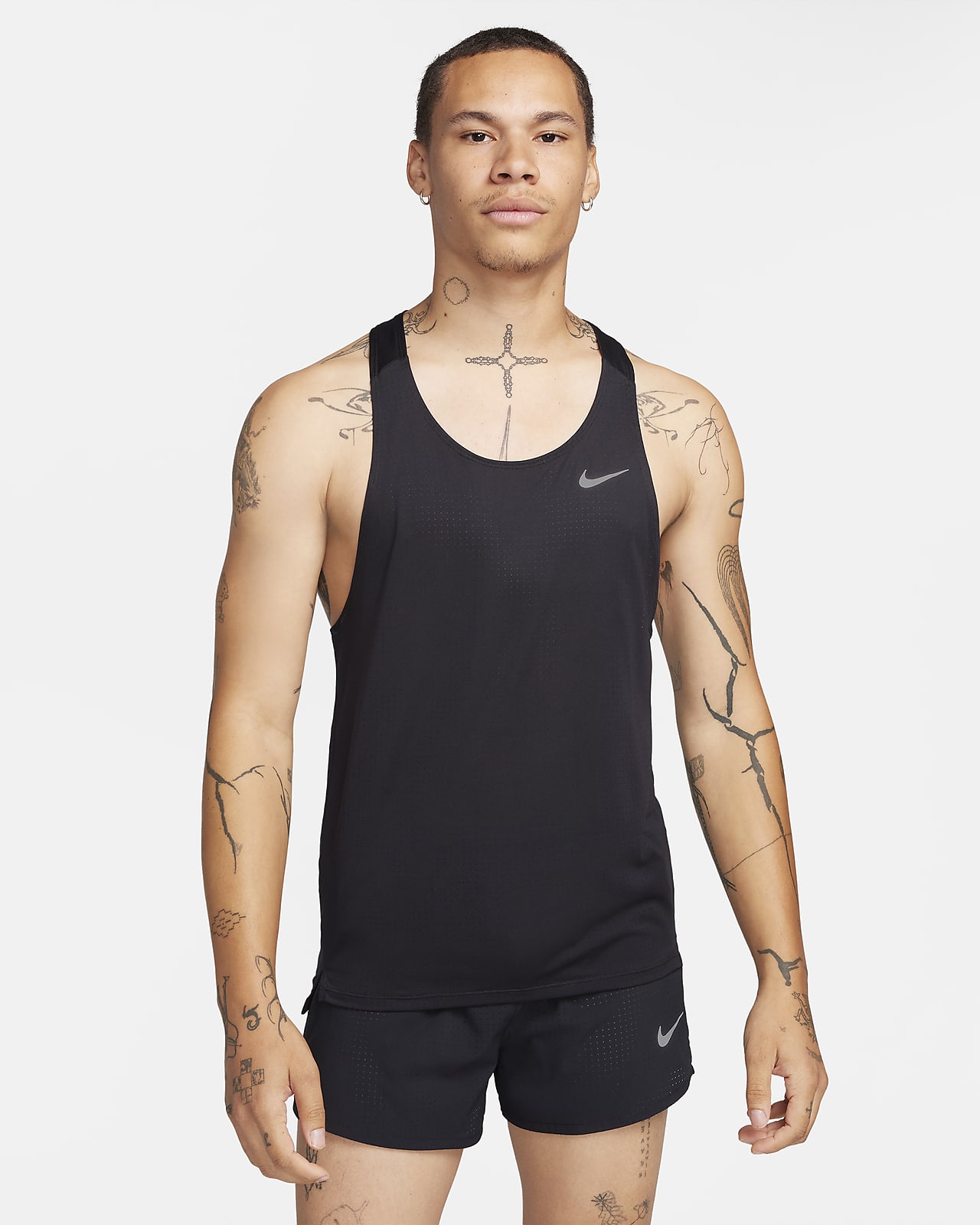 Nike Hurtig Dri-FIT-løbeundertrøje til mænd