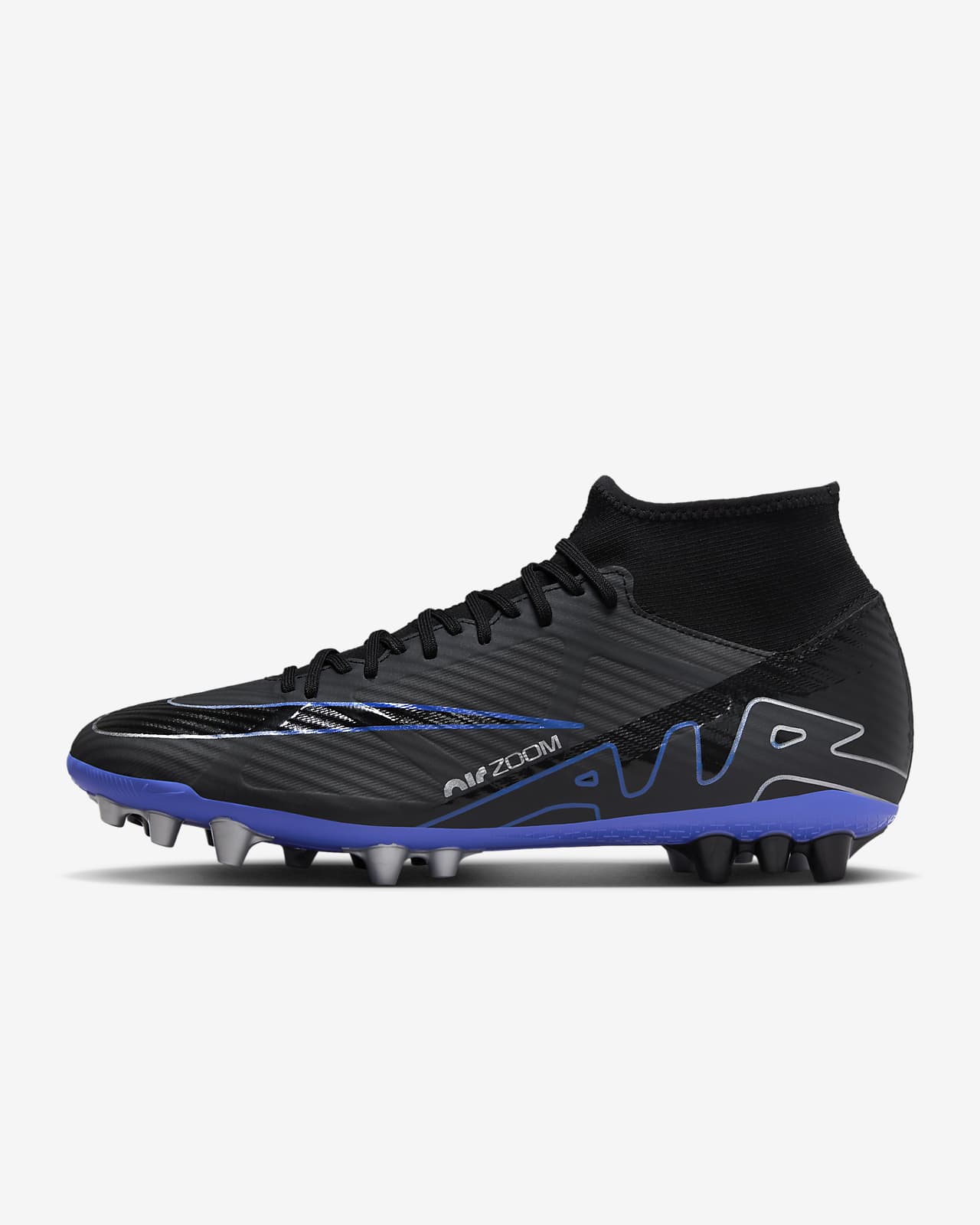 Nike Mercurial Superfly 9 Academy Artificial-Grass High-Top Soccer Cleats.  Nike.com