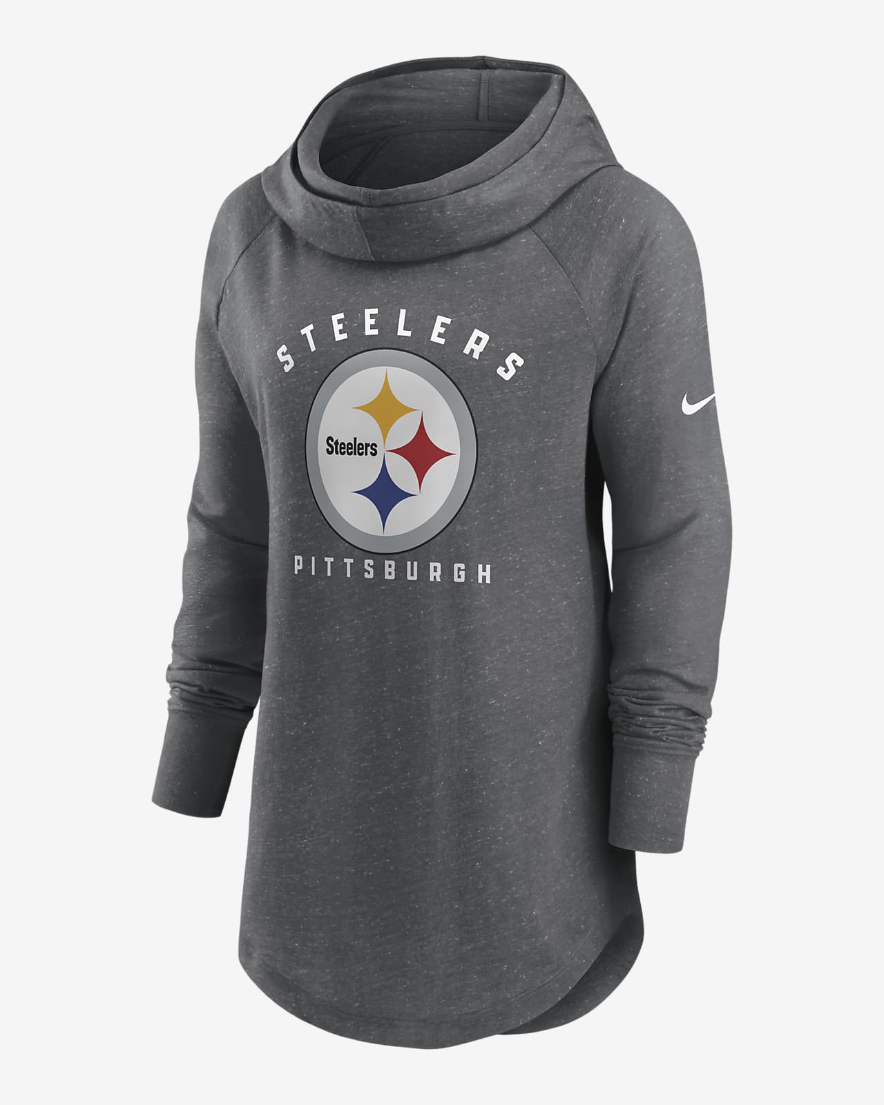 Nike Team (NFL Pittsburgh Steelers) Women's Pullover Hoodie.