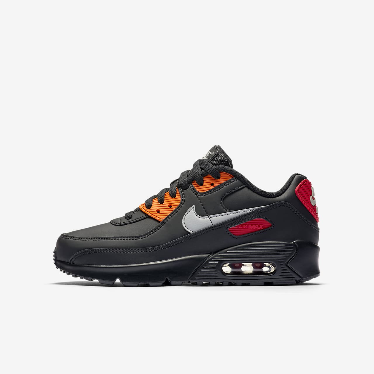 Nike Air Max 90 Black And Orange Outlet Online, UP TO 70% OFF