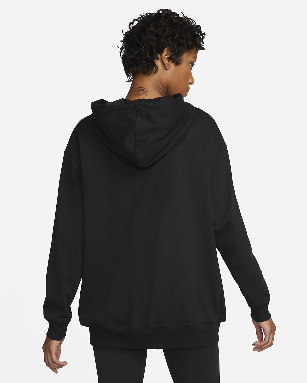 emparedado lineal algo Nike Sportswear Sudadera con capucha y cremallera completa oversize de  tejido Fleece - Mujer. Nike ES