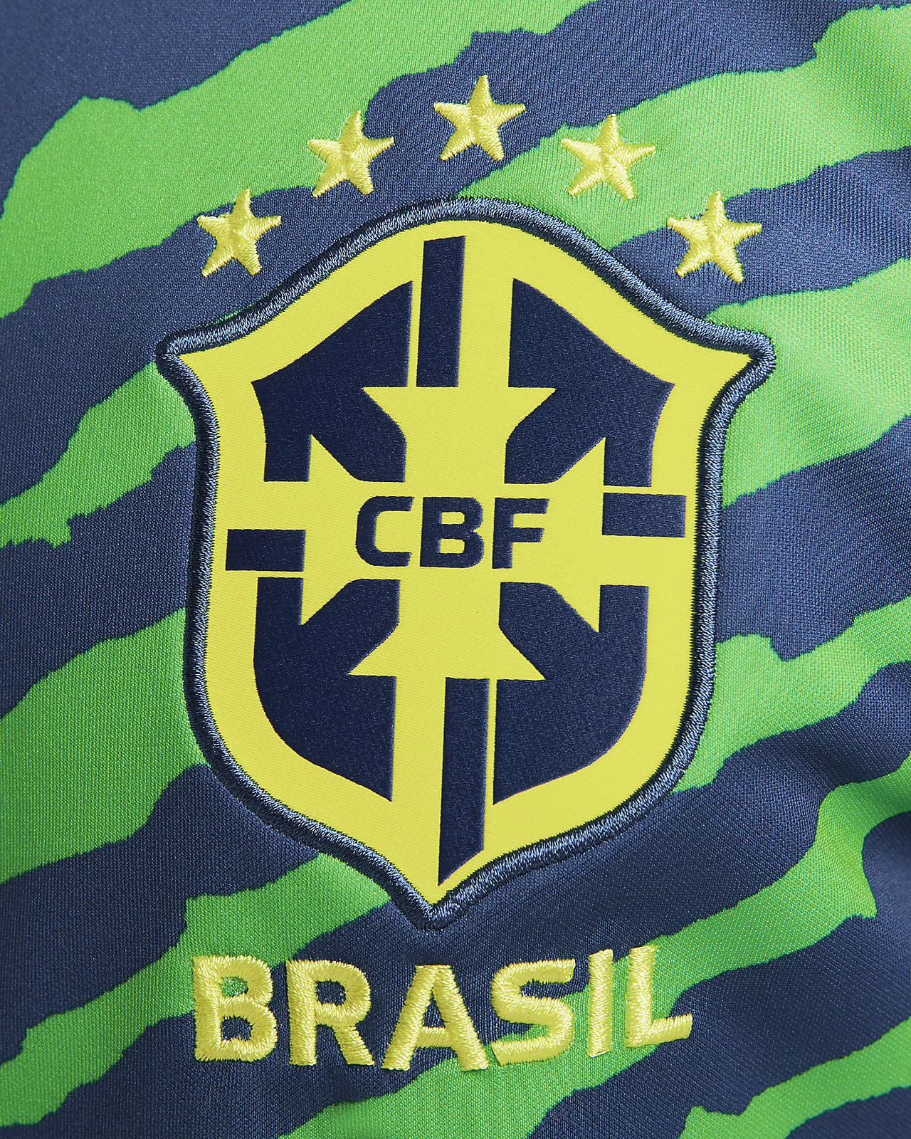 Brasil Pro Chaqueta de fútbol con cremallera completa tejido Knit - Hombre. Nike