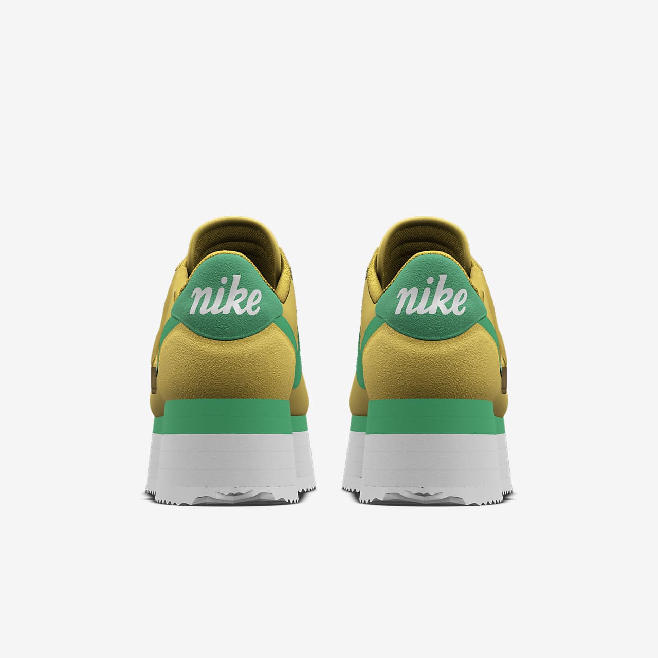 Nike Cortez Platform Unlocked By You Custom Women's Shoes.