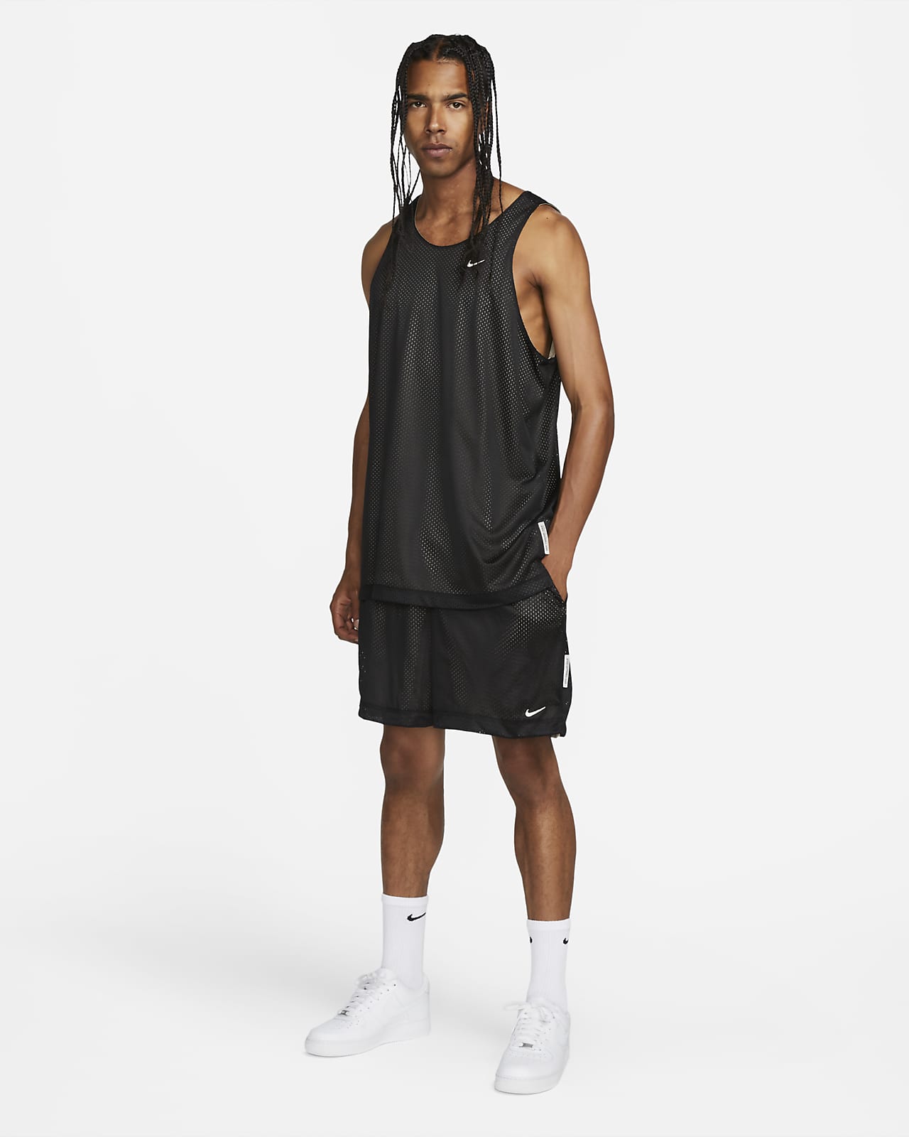 Nike Dri-FIT Standard Issue Men's Reversible 15cm (approx.) Basketball ...