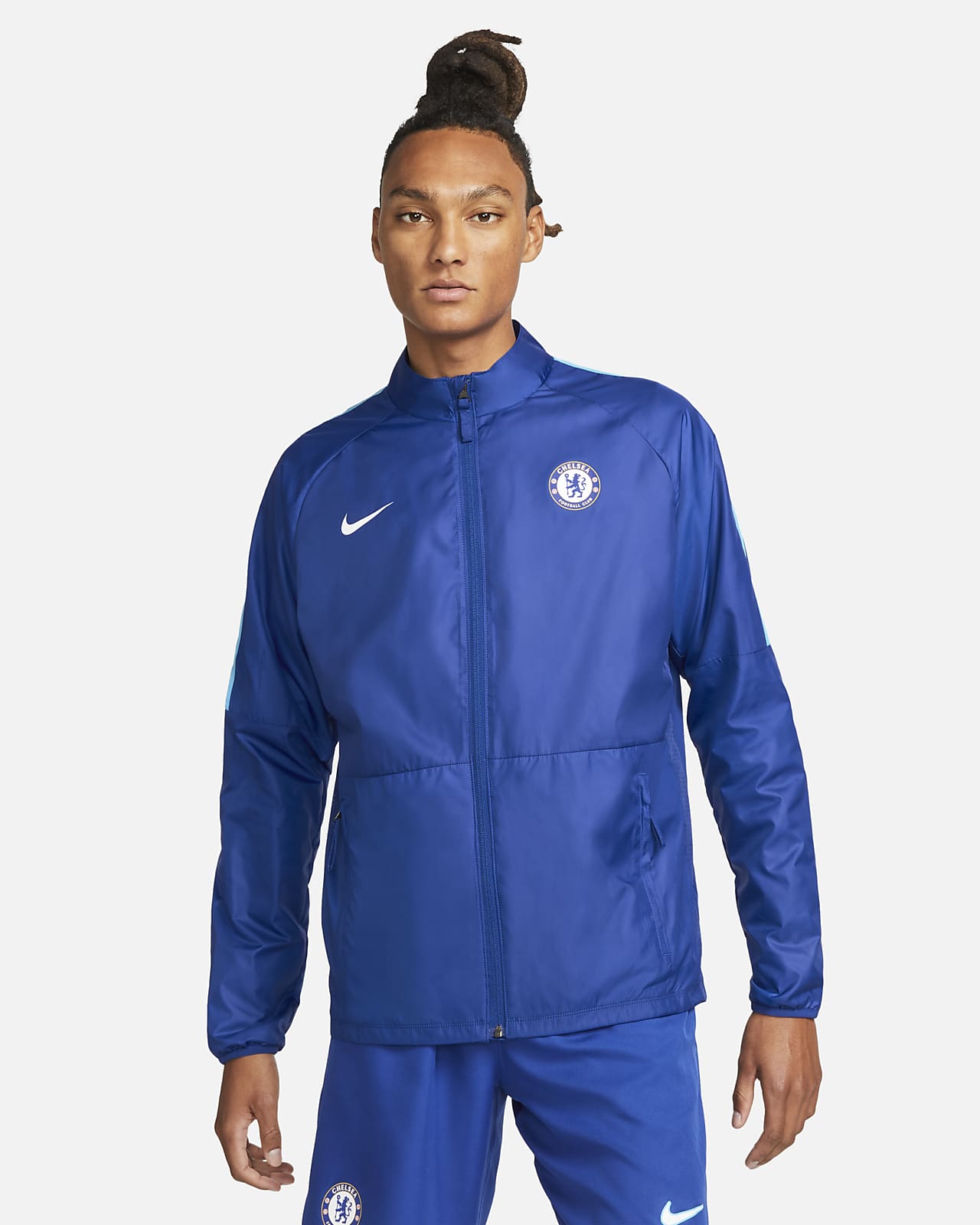 Blue Nike Repel Academy AWF Mens Football Jacket - Get The Label