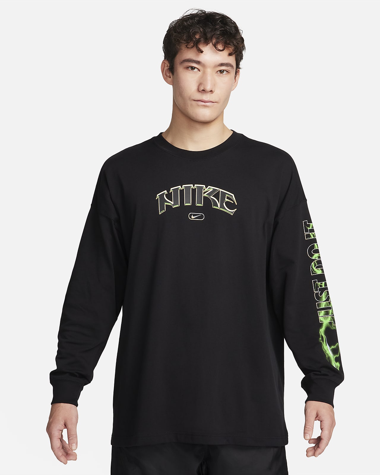 NIKE グラフィックロゴトレーナー 黒 XXL 日本未入荷 - fishkabob.com