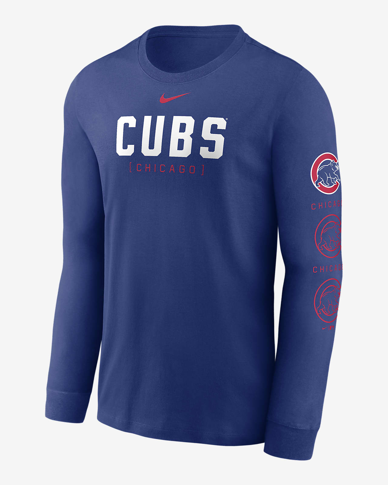 Chicago Cubs Repeater Men's Nike MLB Long-Sleeve T-Shirt