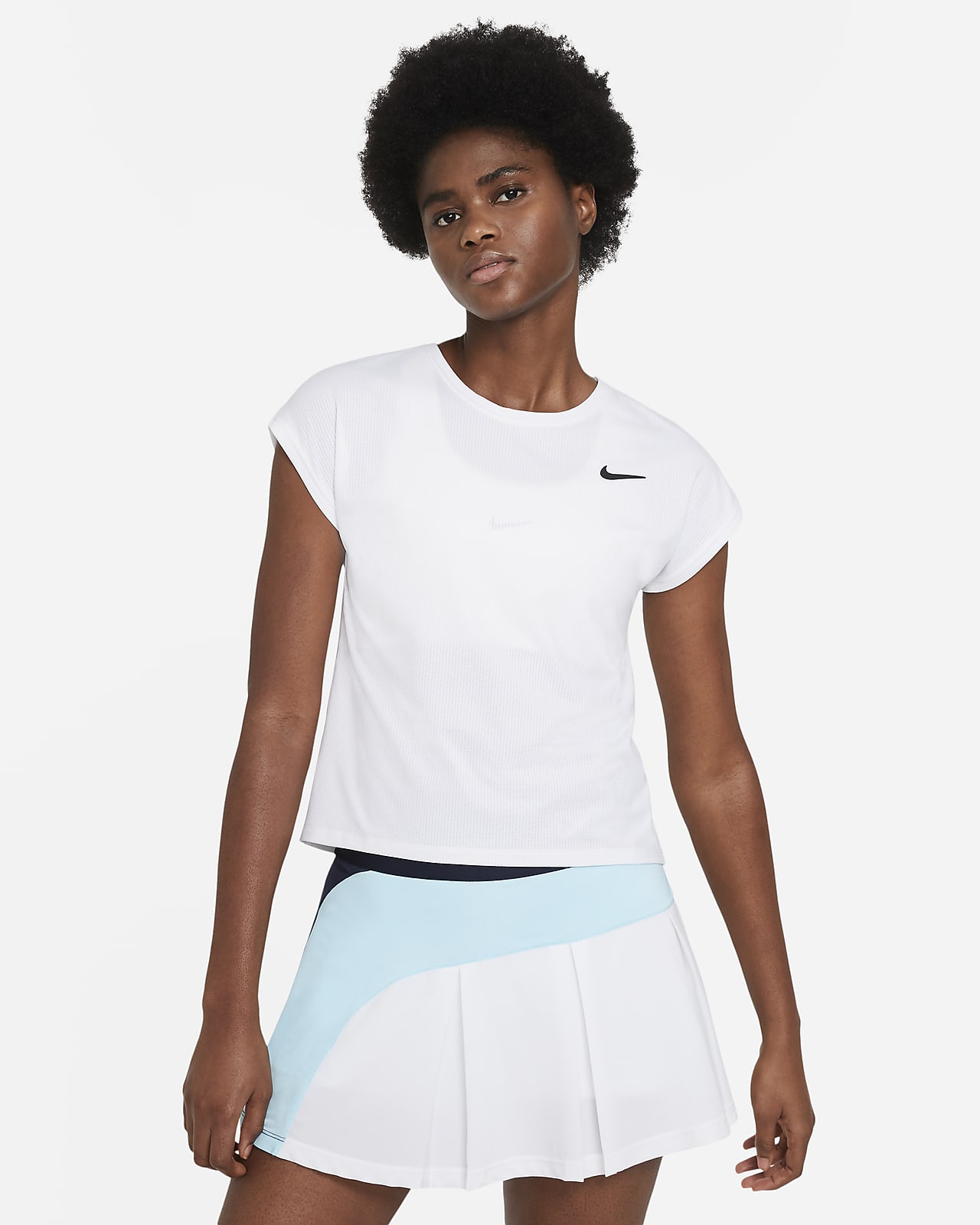 NikeCourt Dri-FIT Victory Camiseta de tenis de manga - Mujer. Nike ES