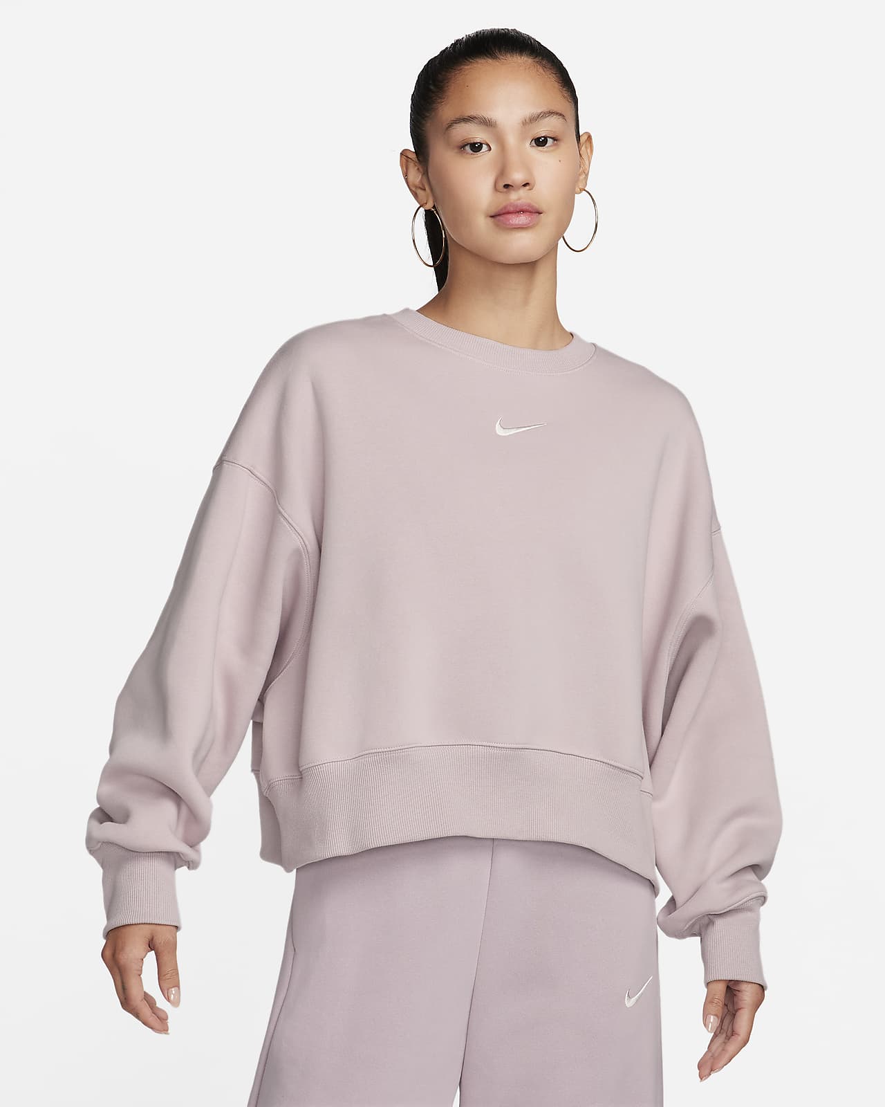 Nike Sportswear Phoenix Fleece 女款超寬版圓領運動衫