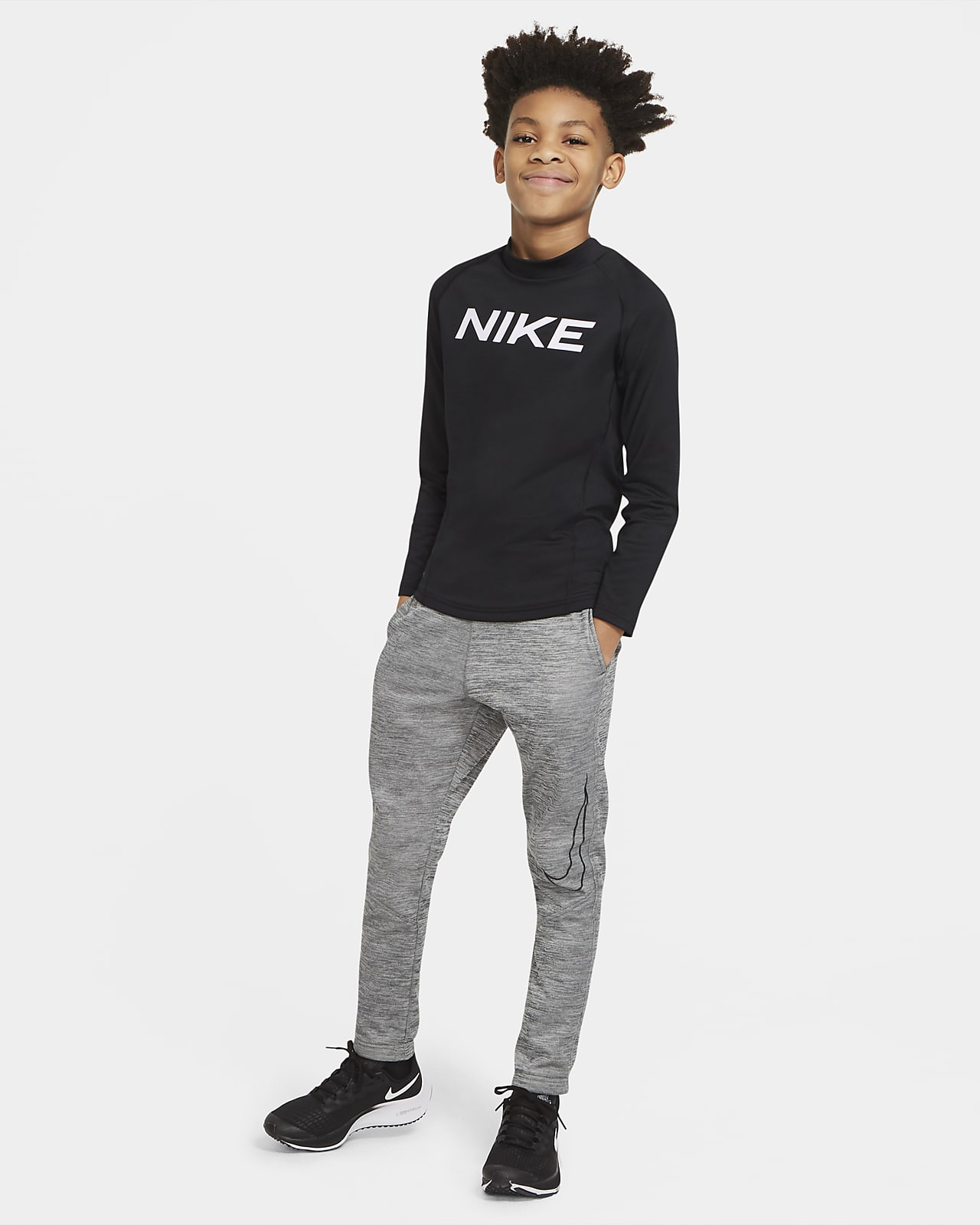 nike therma fit pants boys