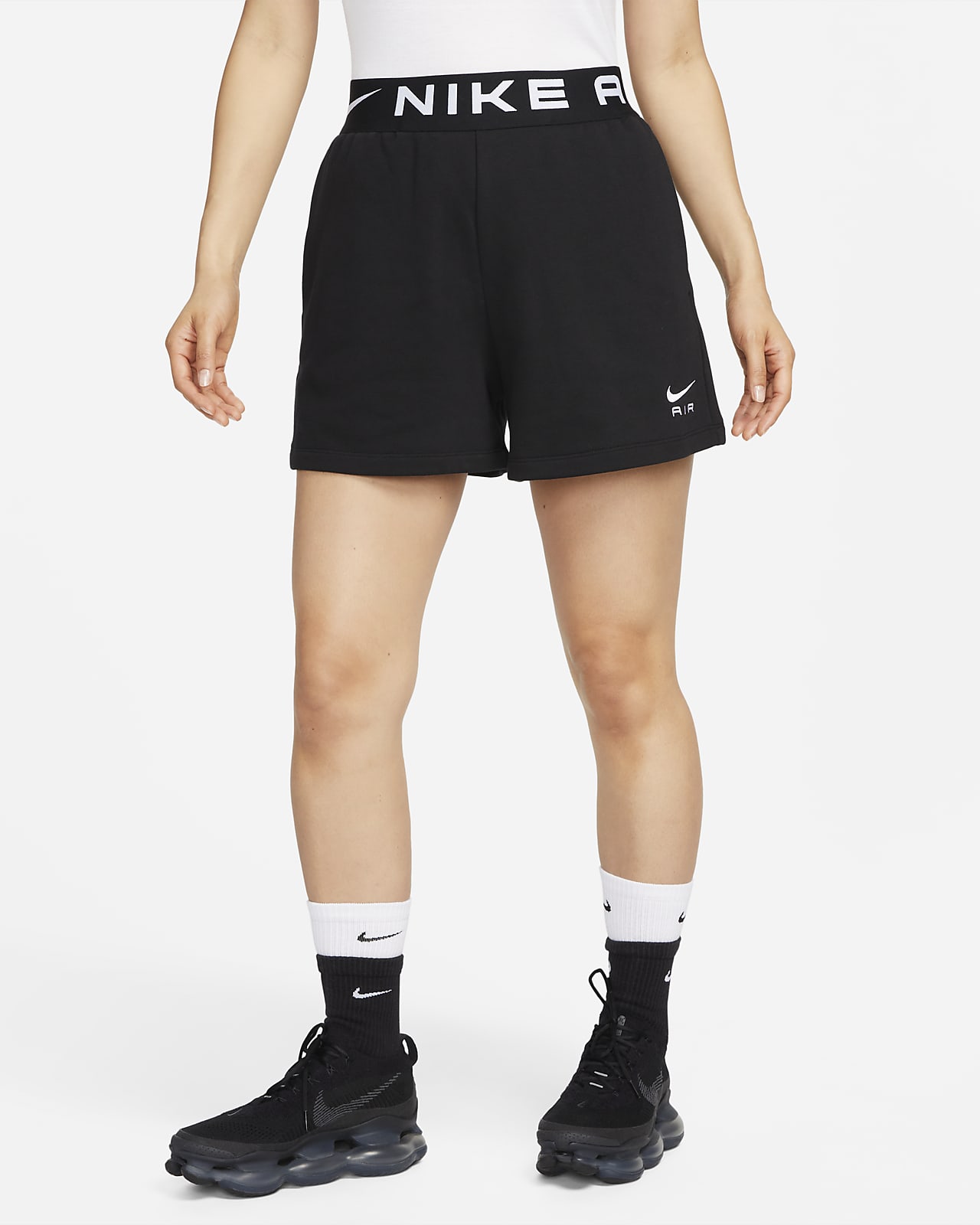 Nike Sportswear Air Women's High-Rise Fleece Shorts. Nike ID