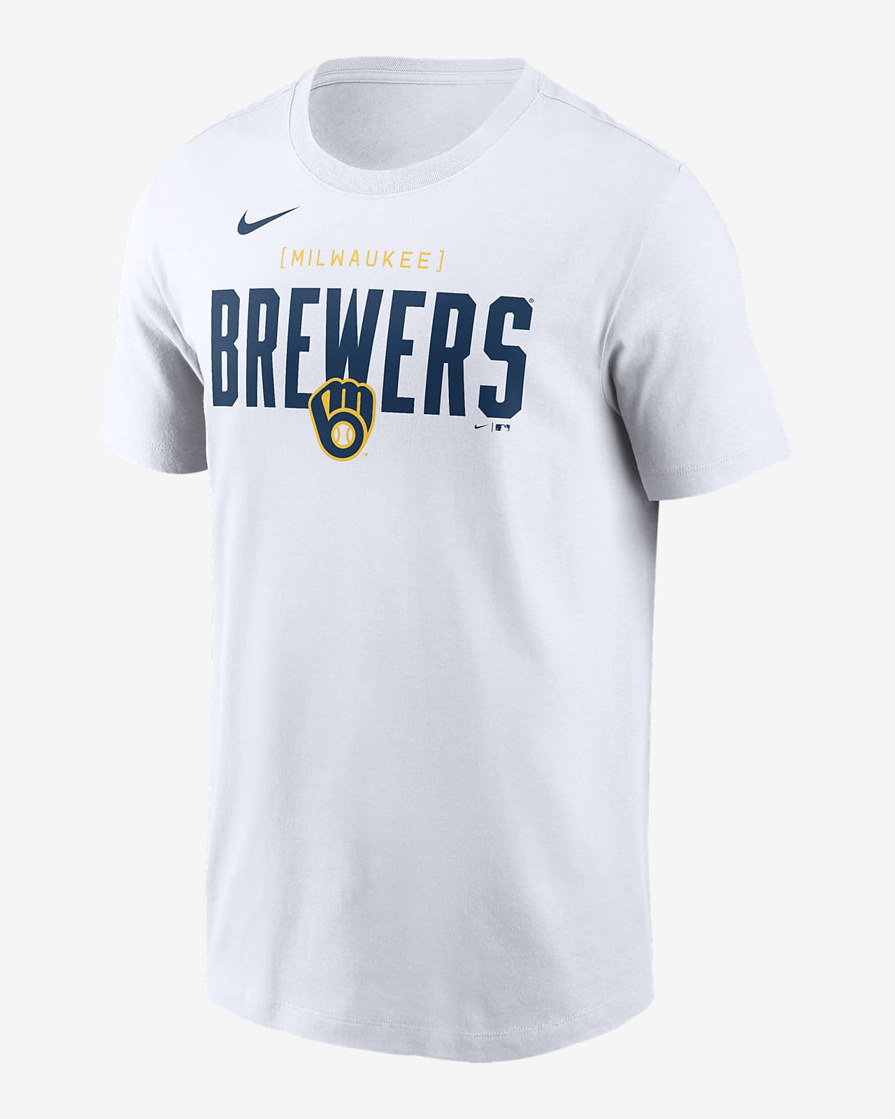 Milwaukee Brewers Home Team Bracket Men's Nike MLB T-Shirt