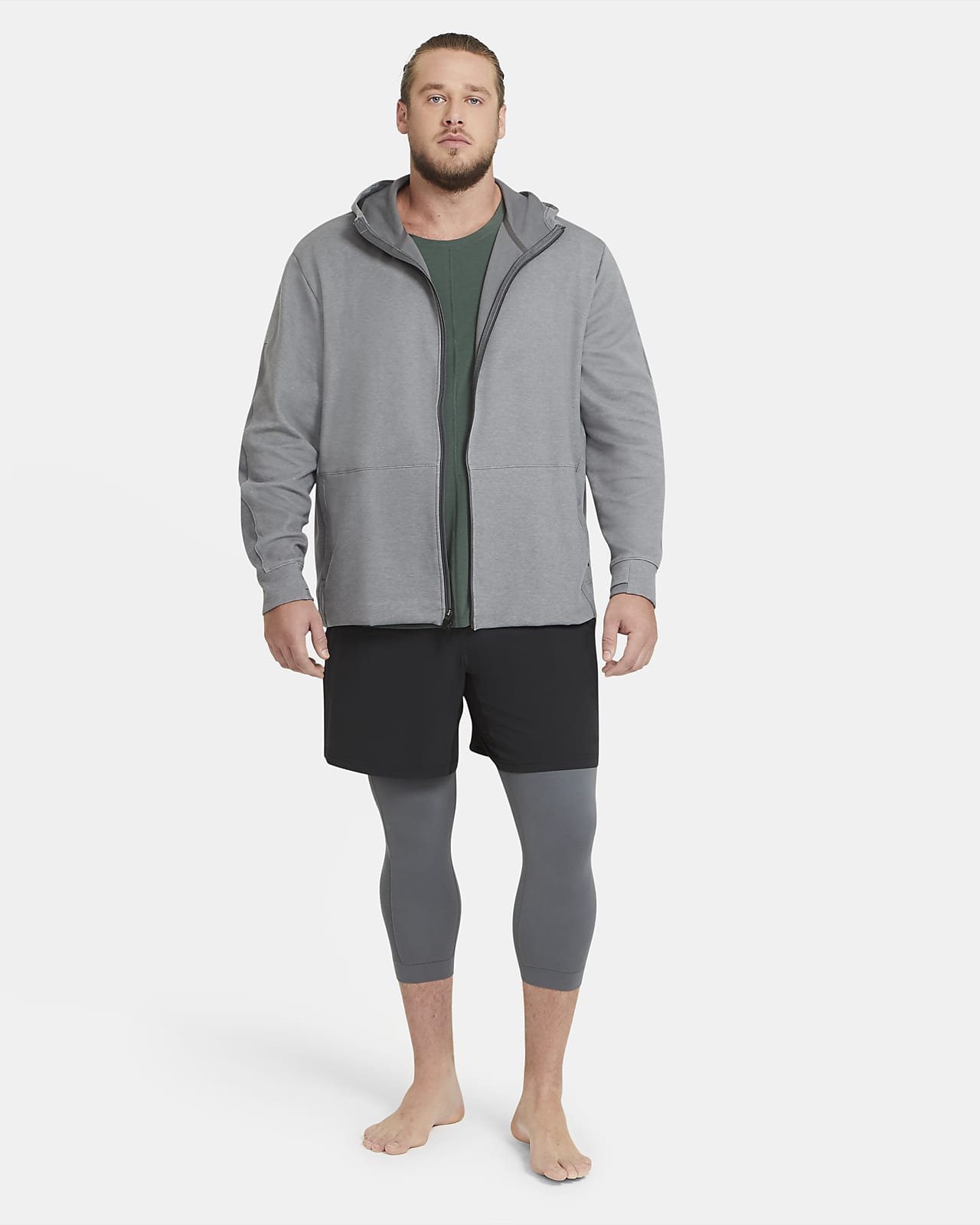 Nike Yoga Men's Full-Zip Hoodie. Nike.com