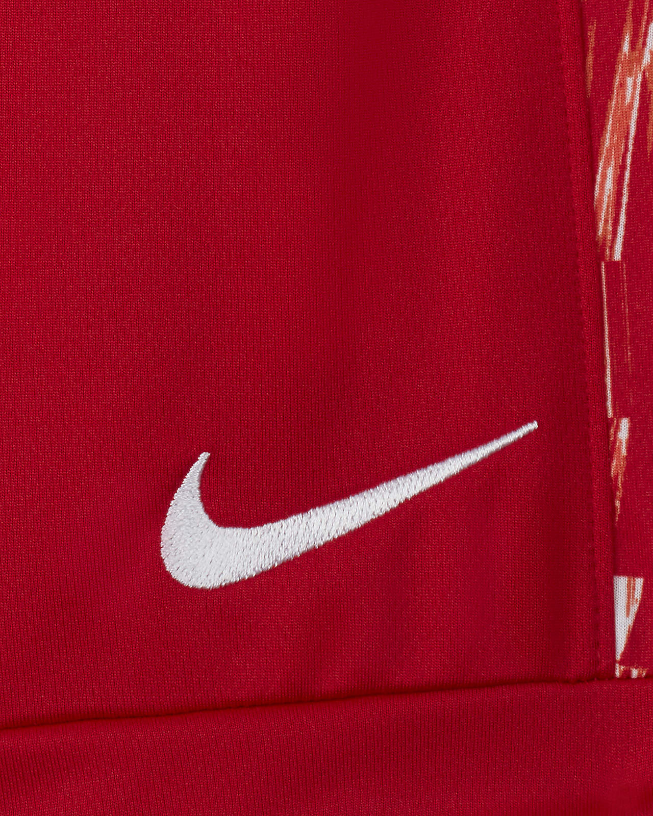 kids red nike shorts