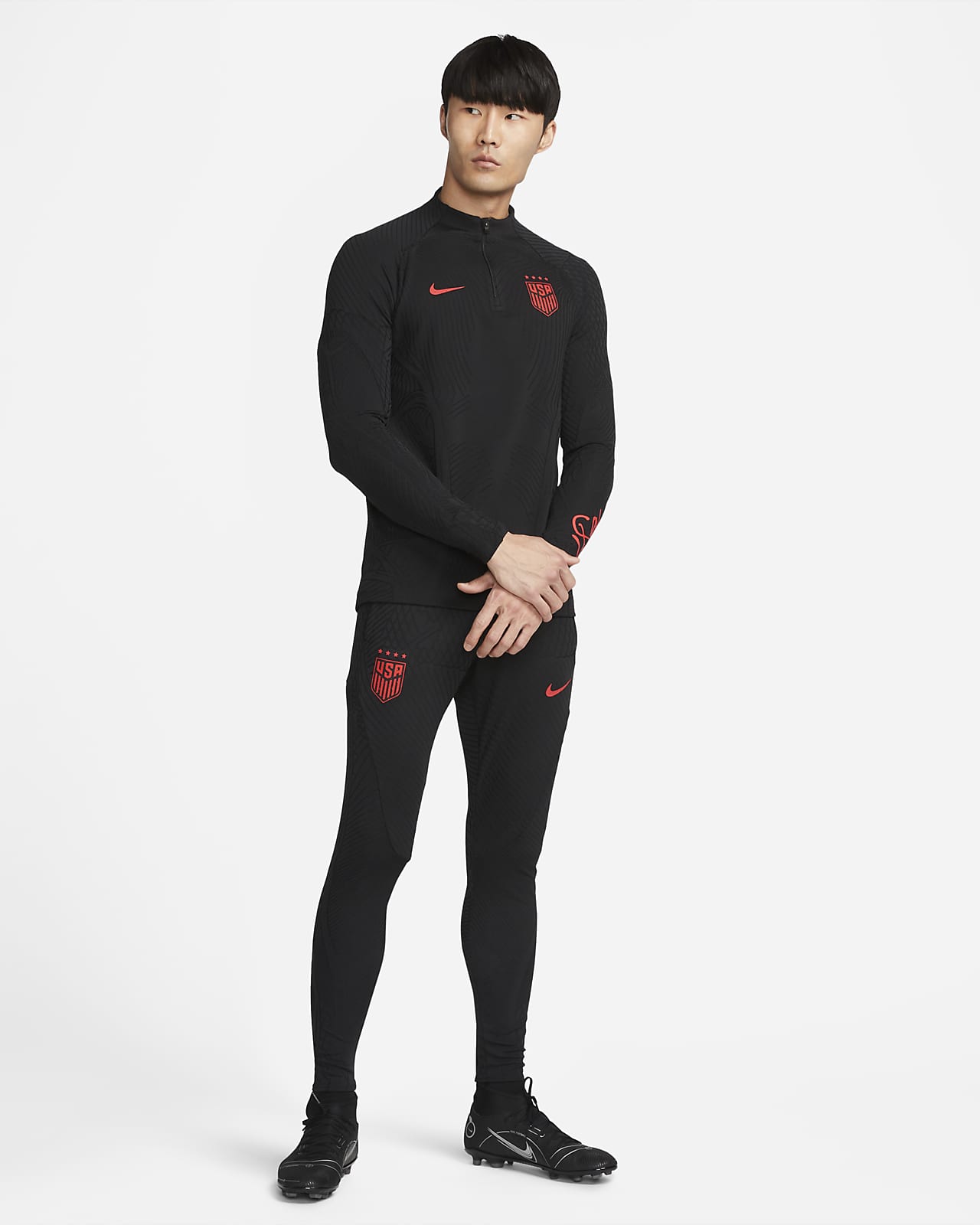 Nike Dri-Fit Strike Soccer Pants Size L Red Crimson Mens Joggers