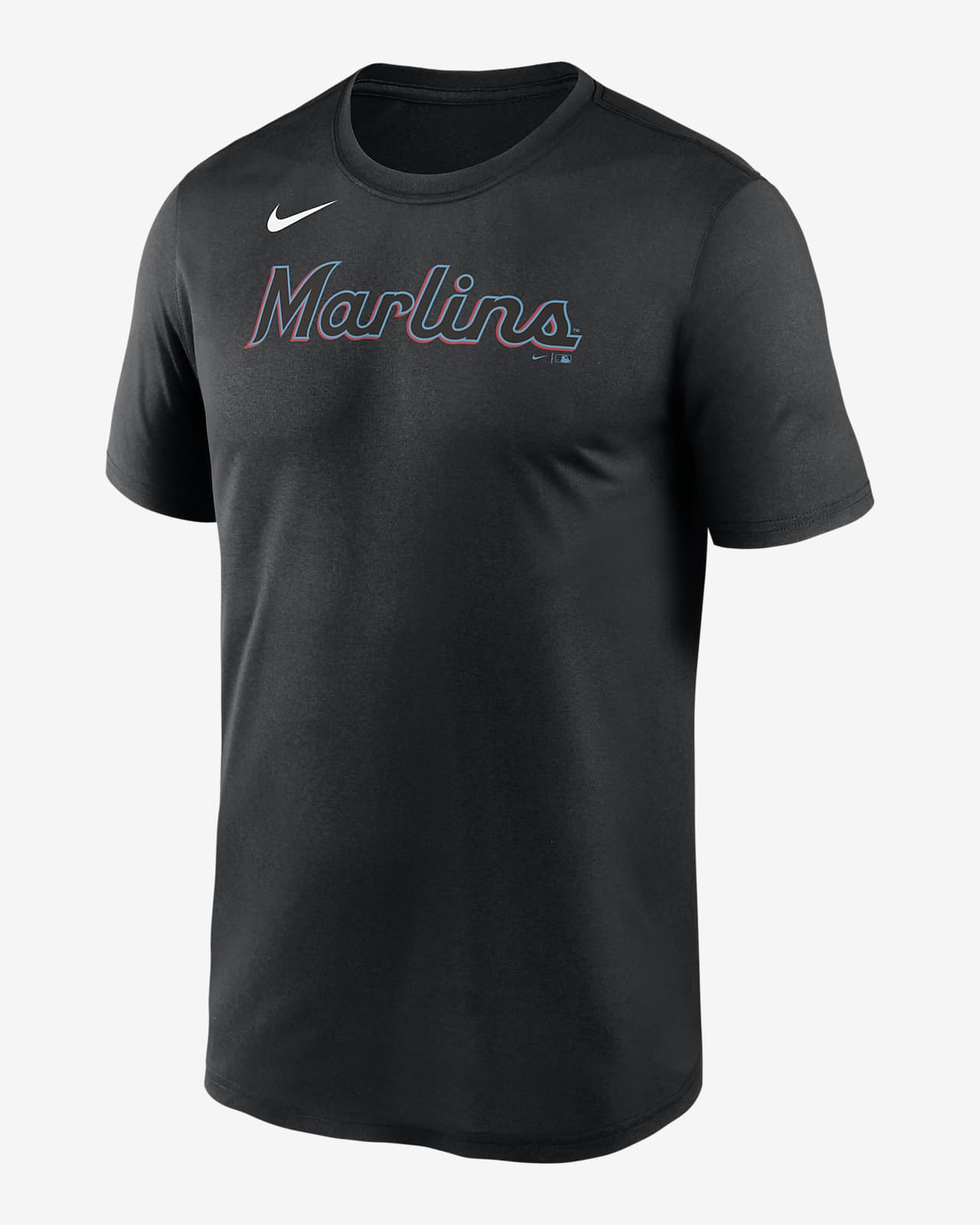 Visera Nike Dri-FIT MLB para hombre Miami Marlins Wordmark