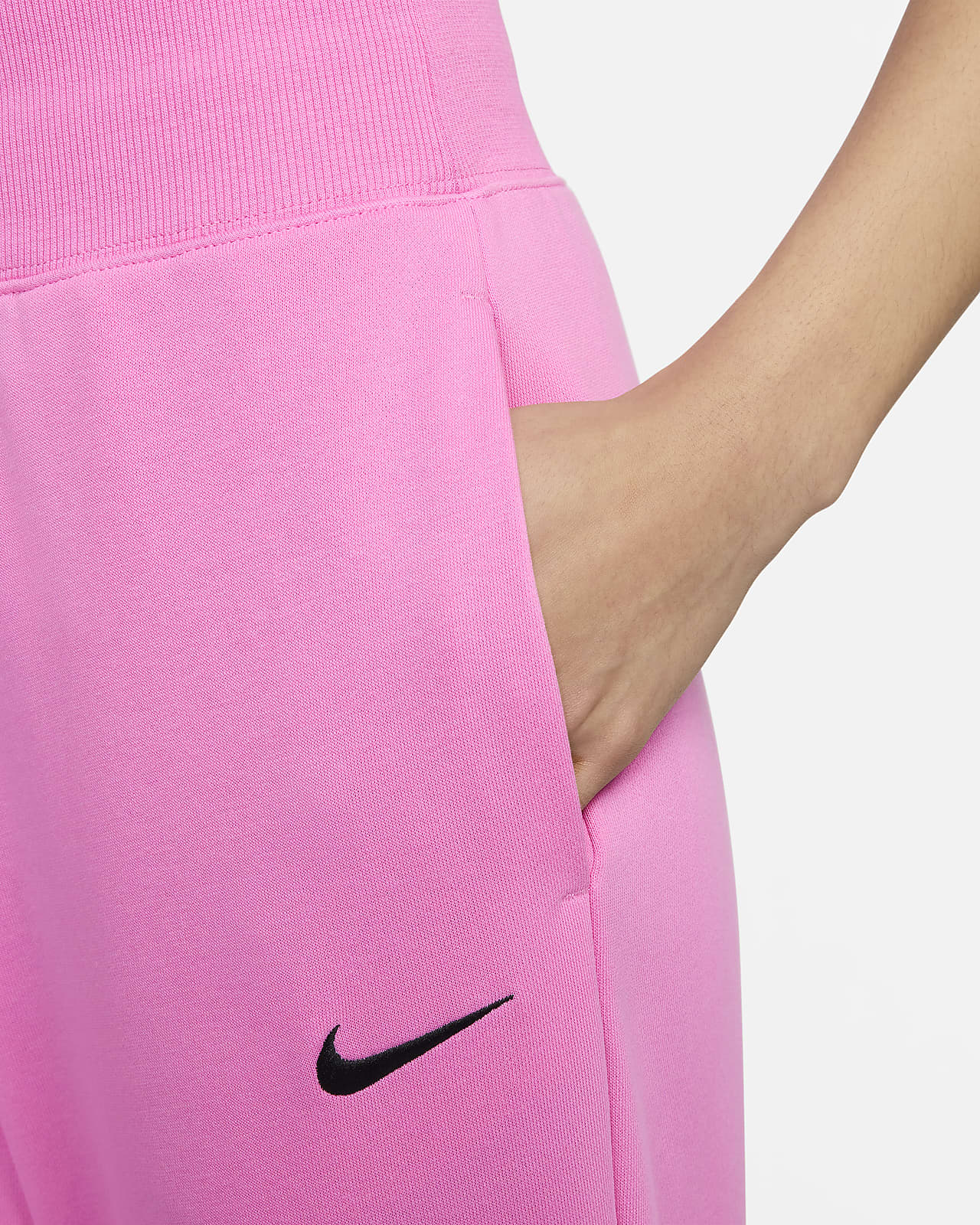 Pants de entrenamiento de French Terry oversized de tiro alto para mujer  Nike Sportswear Phoenix Fleece