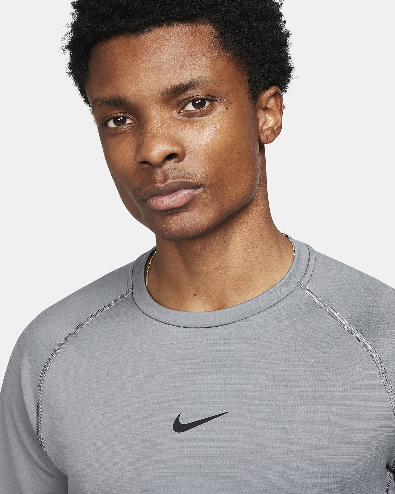Nike Pro Dri-fit Athleisure Casual Sports Round Neck Long Sleeves