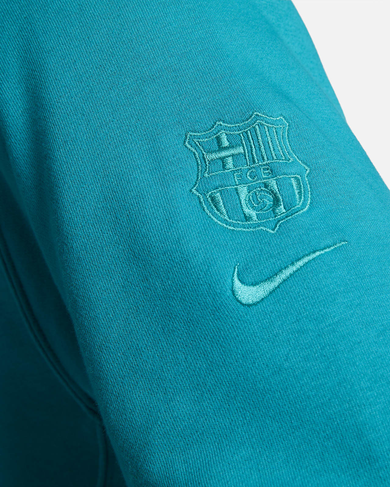 Sudadera con gorro sin cierre de fútbol Nike de French Terry para