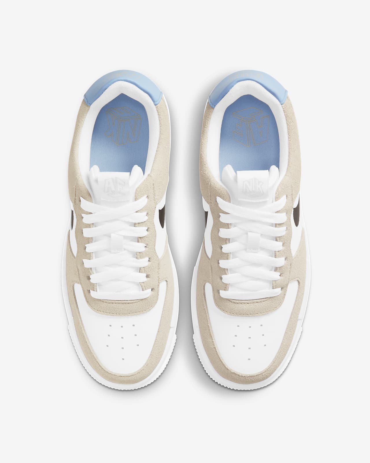 nike air force 1 daim beige