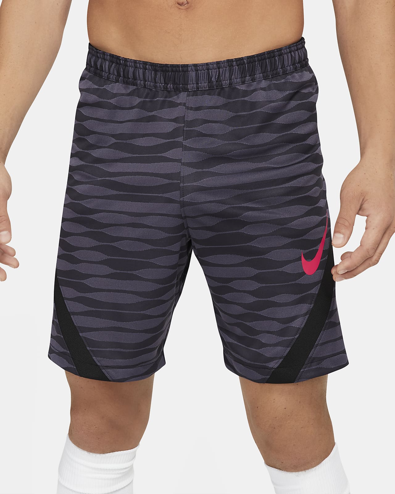 nike dri fit knit shorts mens