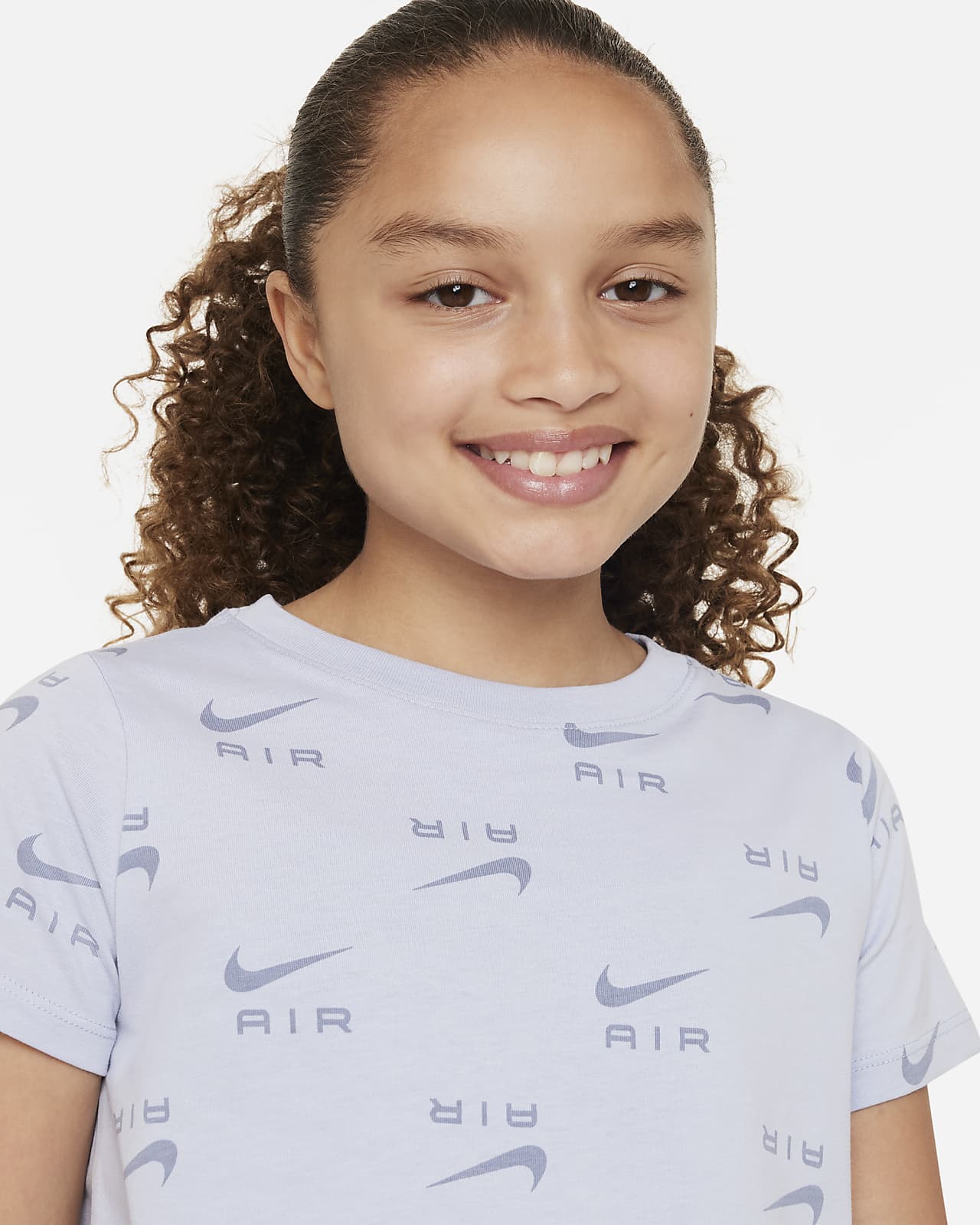 Tranquilidad viudo Desviarse Nike Air Big Kids' (Girls') Cropped T-Shirt. Nike.com