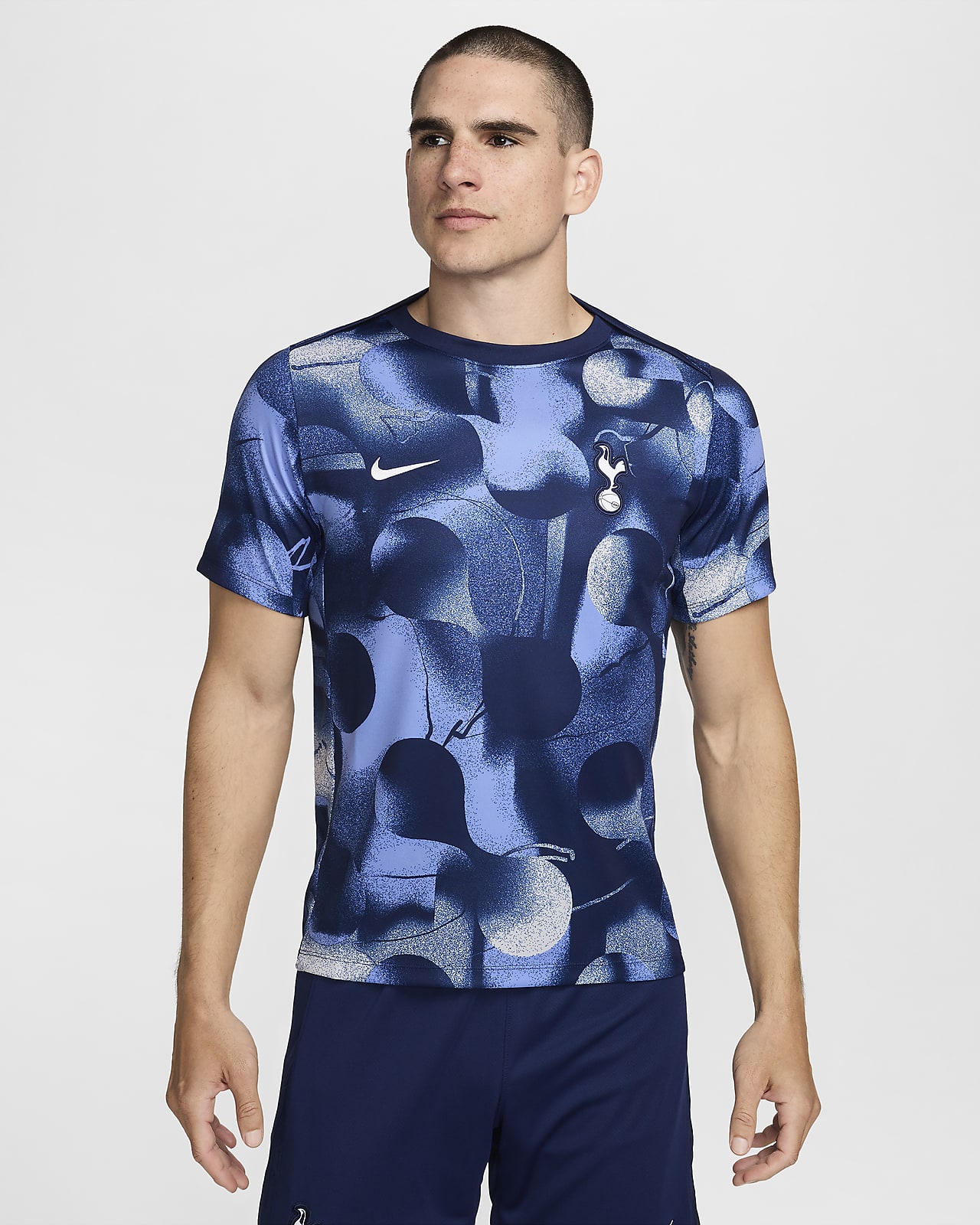 Haut de foot d'avant-match à manches courtes Nike Dri-FIT Tottenham Hotspur Academy Pro pour homme