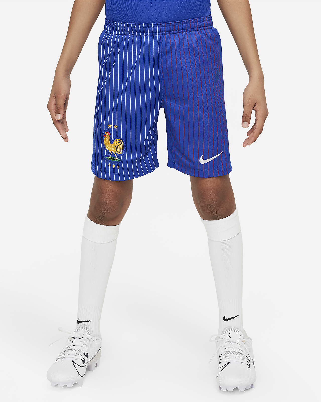 Shorts da calcio replica Nike Dri-FIT FFF 2024 Stadium per ragazzo/a – Away