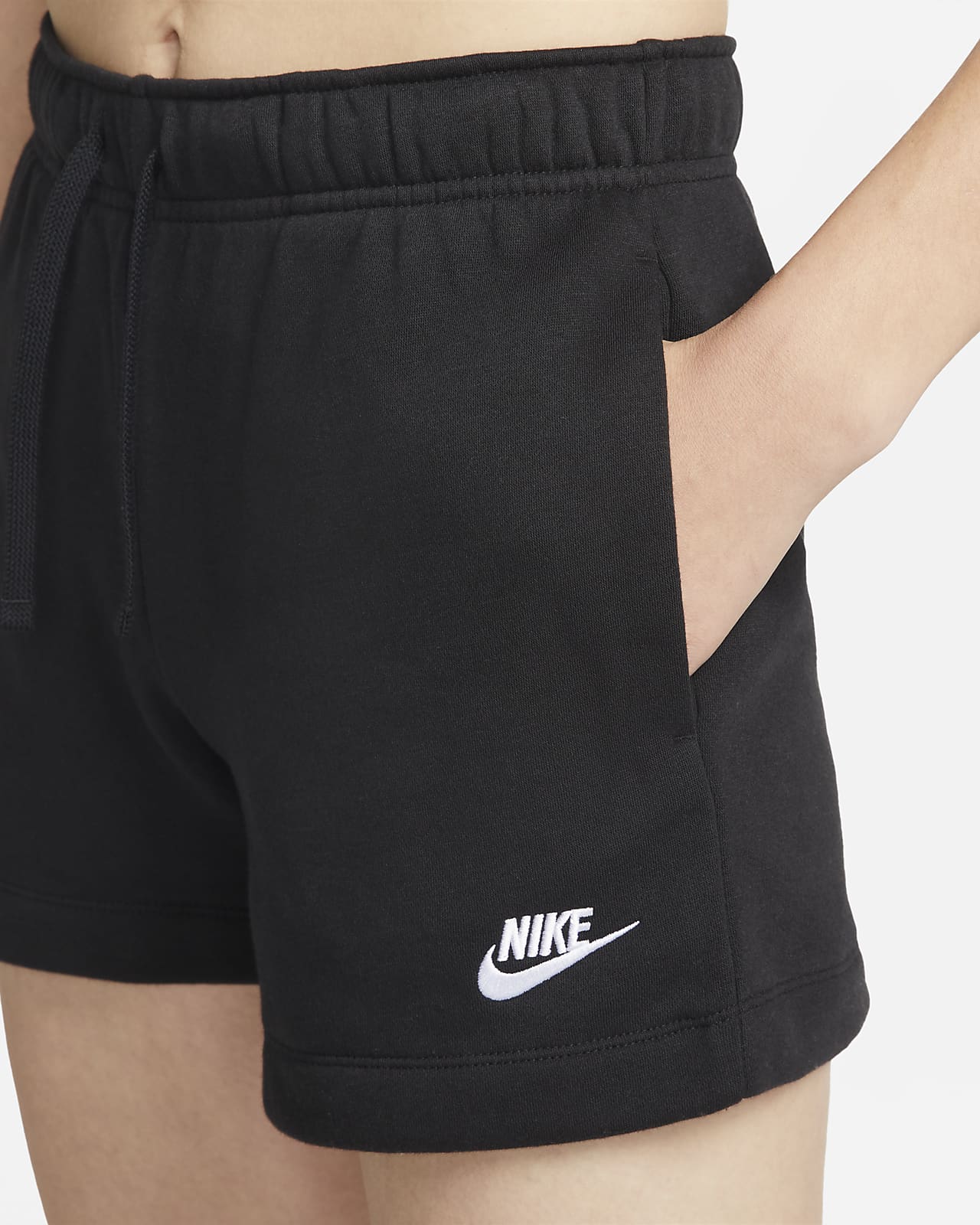 nike sportswear club fleece shorts black