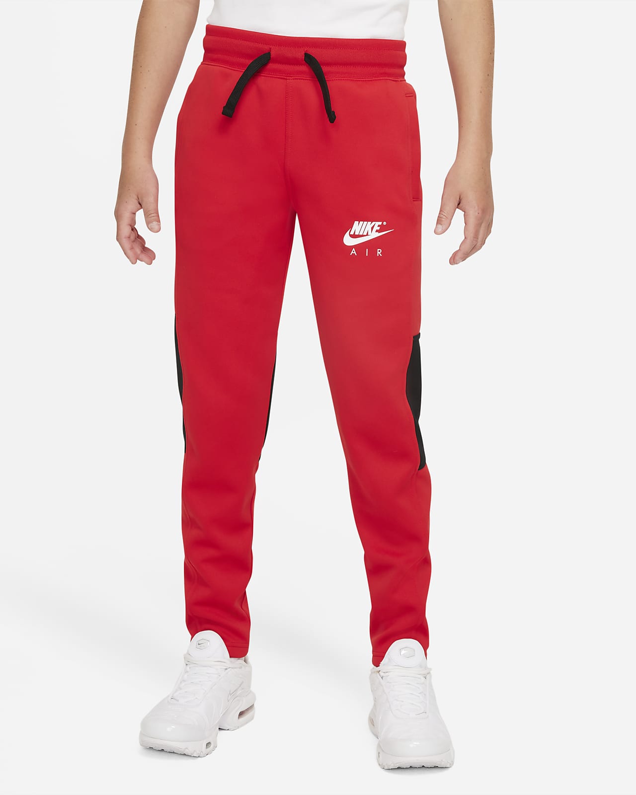 black and red nike sweats