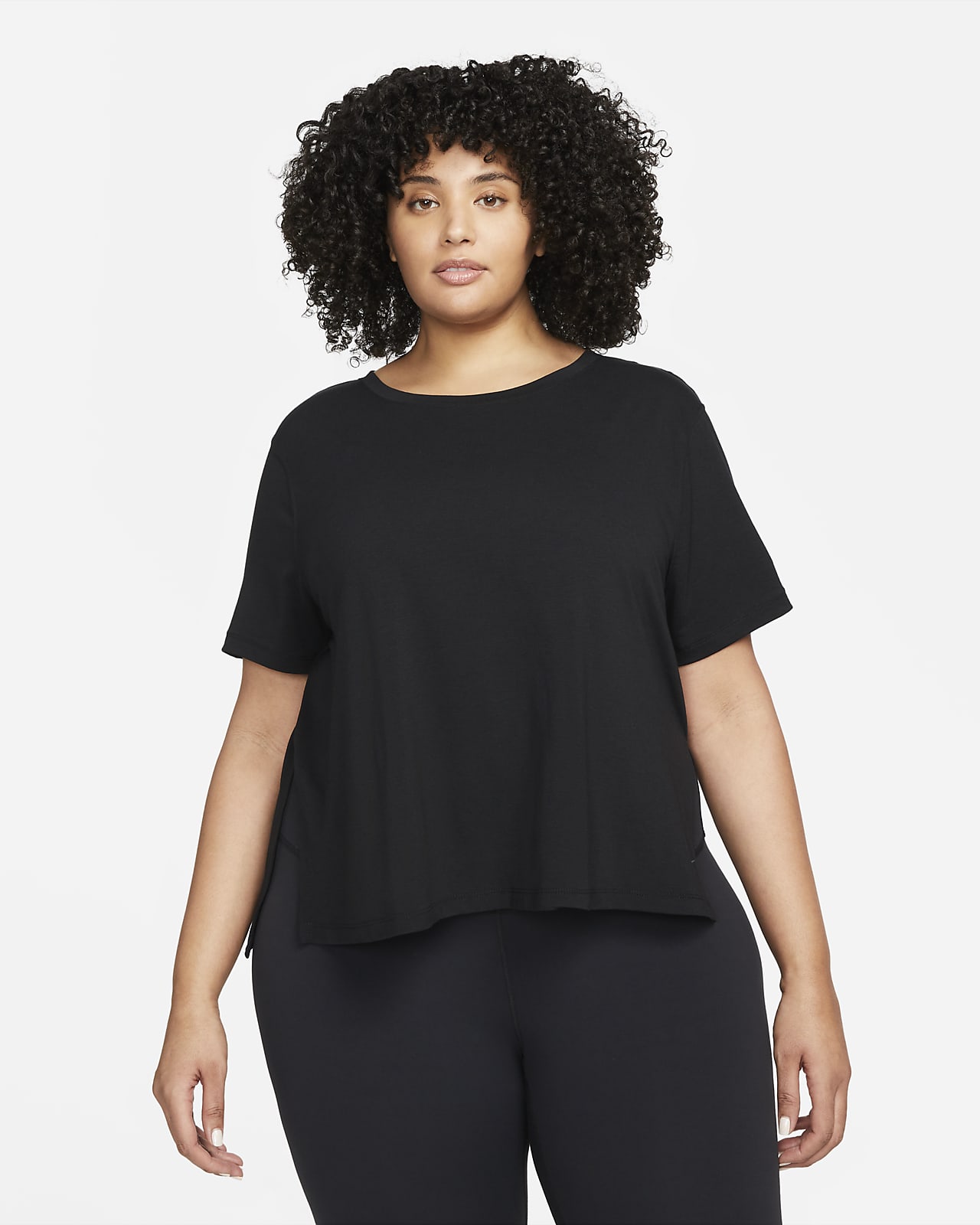 Nike Yoga Dri-FIT Camiseta (Talla grande) - Mujer
