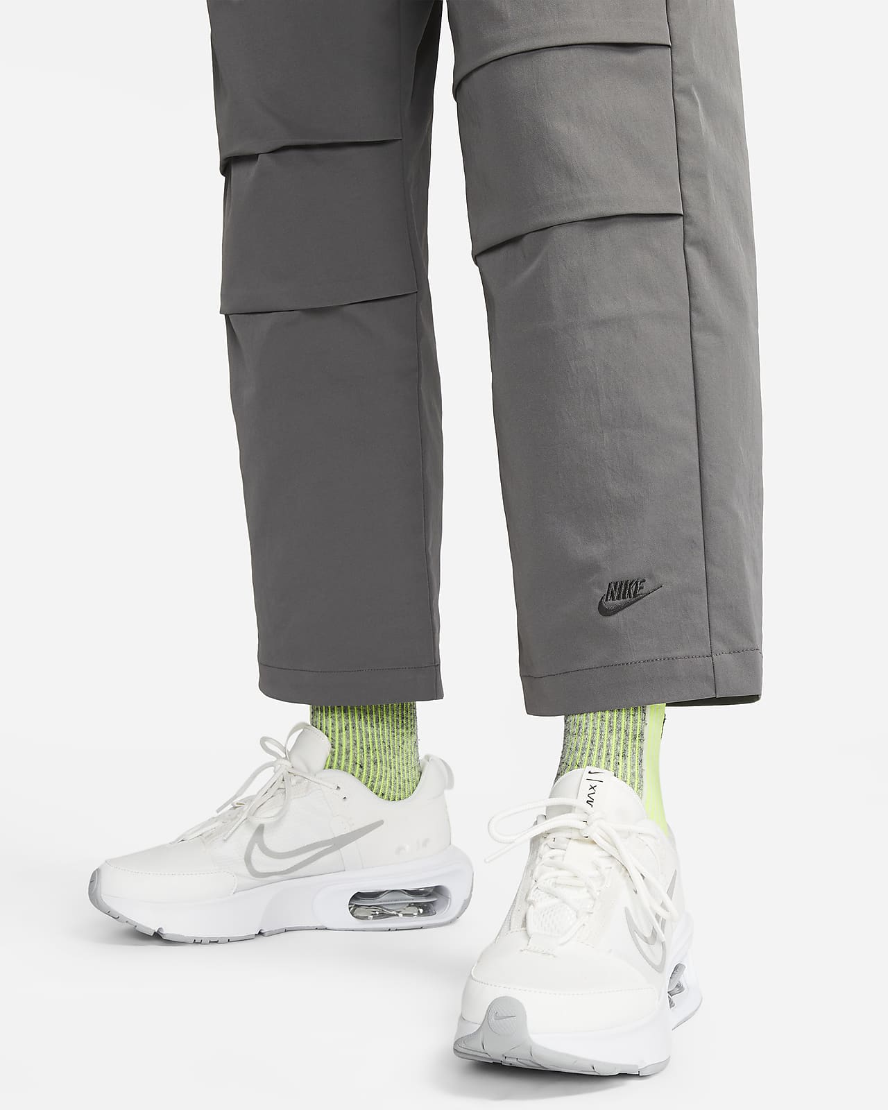 Nike Forward Pants Tech Pack DQ6681-084 Grey Womens Size Medium
