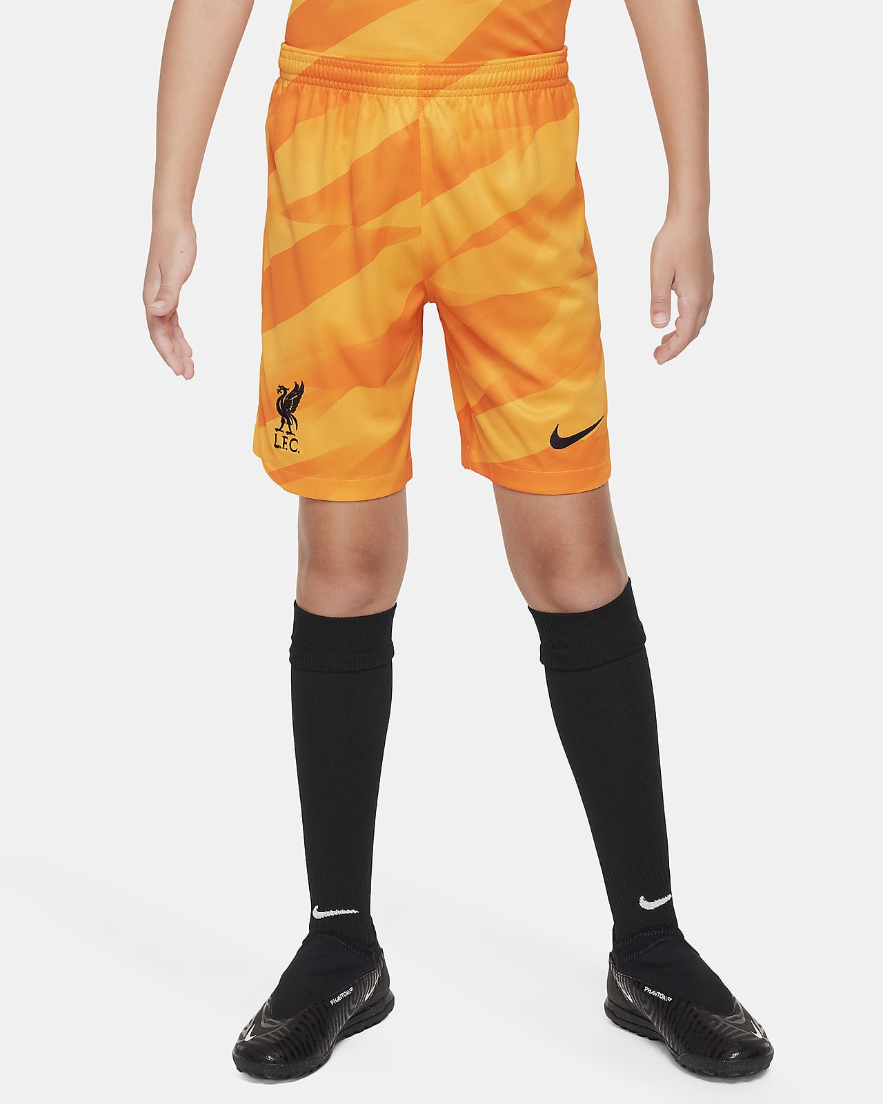 Liverpool FC 2023/24 Stadium Goalkeeper Nike Dri-FIT Fußball-Shorts für ältere Kinder