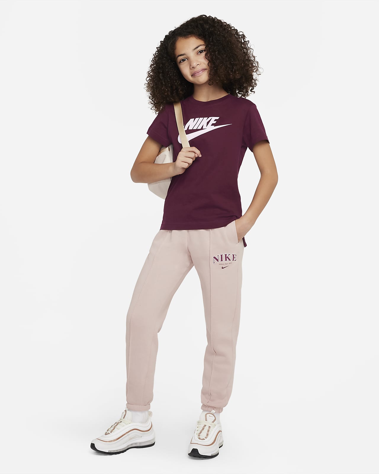 Nike Sportswear Trend Older Kids' (Girls') Fleece Trousers. Nike HU