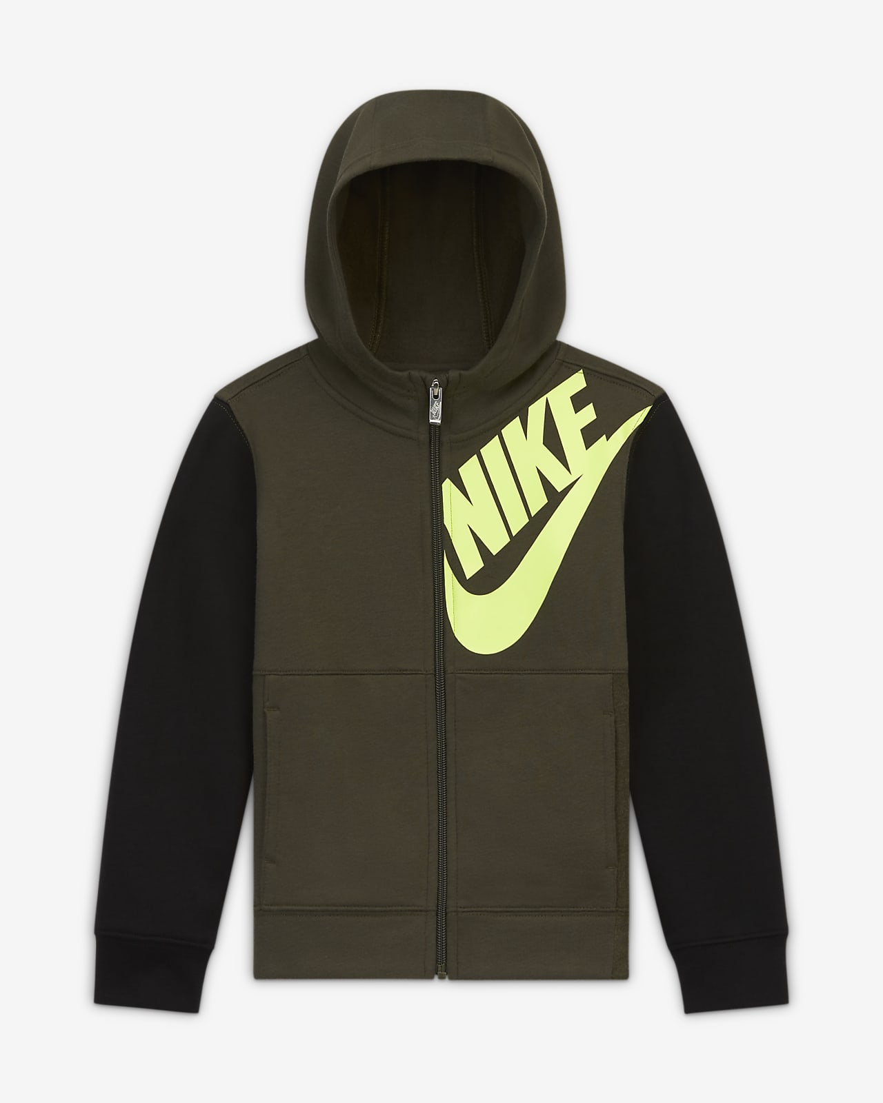 nike boys full zip hoodie
