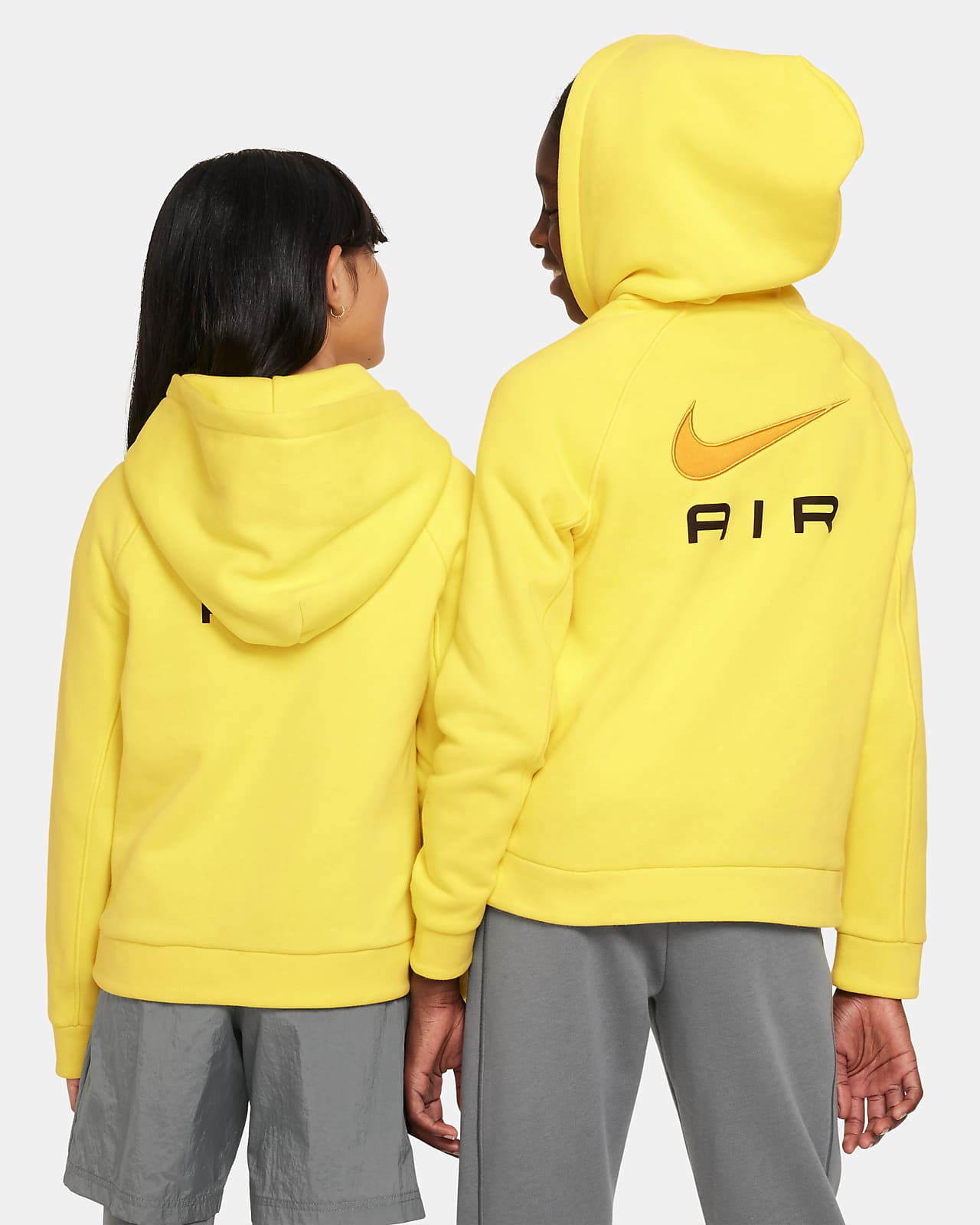 yellow nike air sweater