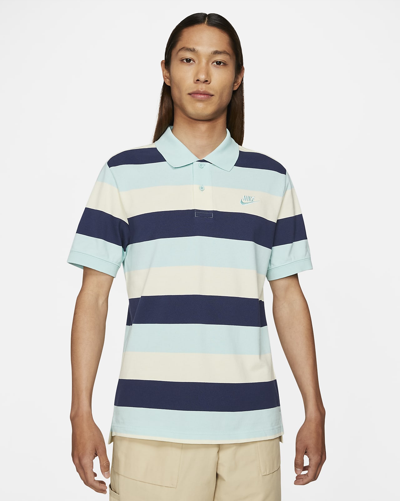 nike victory mini stripe polo