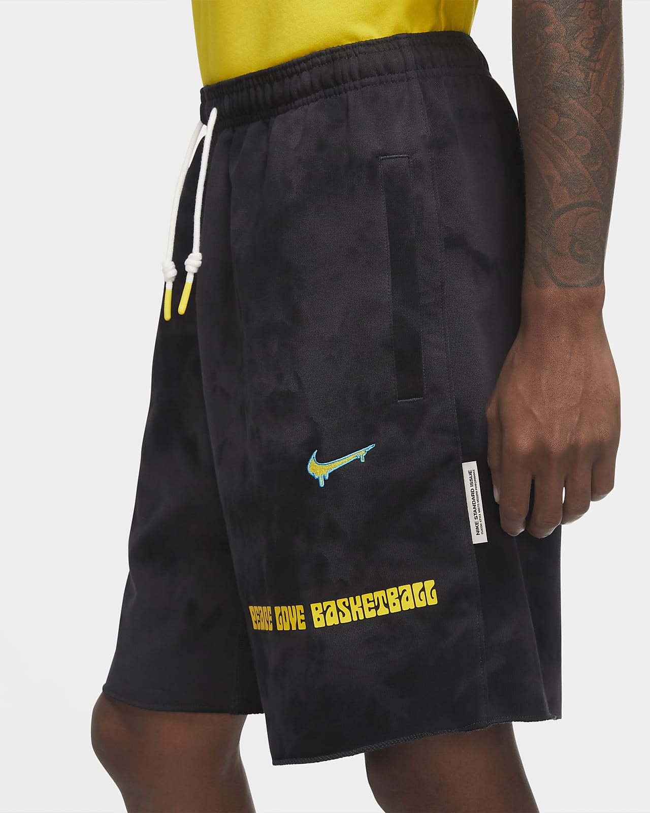 nike shorts with logo on front