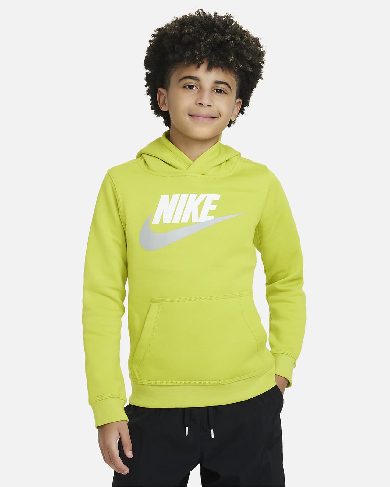 Sudadera con gorro sin cierre para niños talla grande Nike Sportswear Club Nike.com