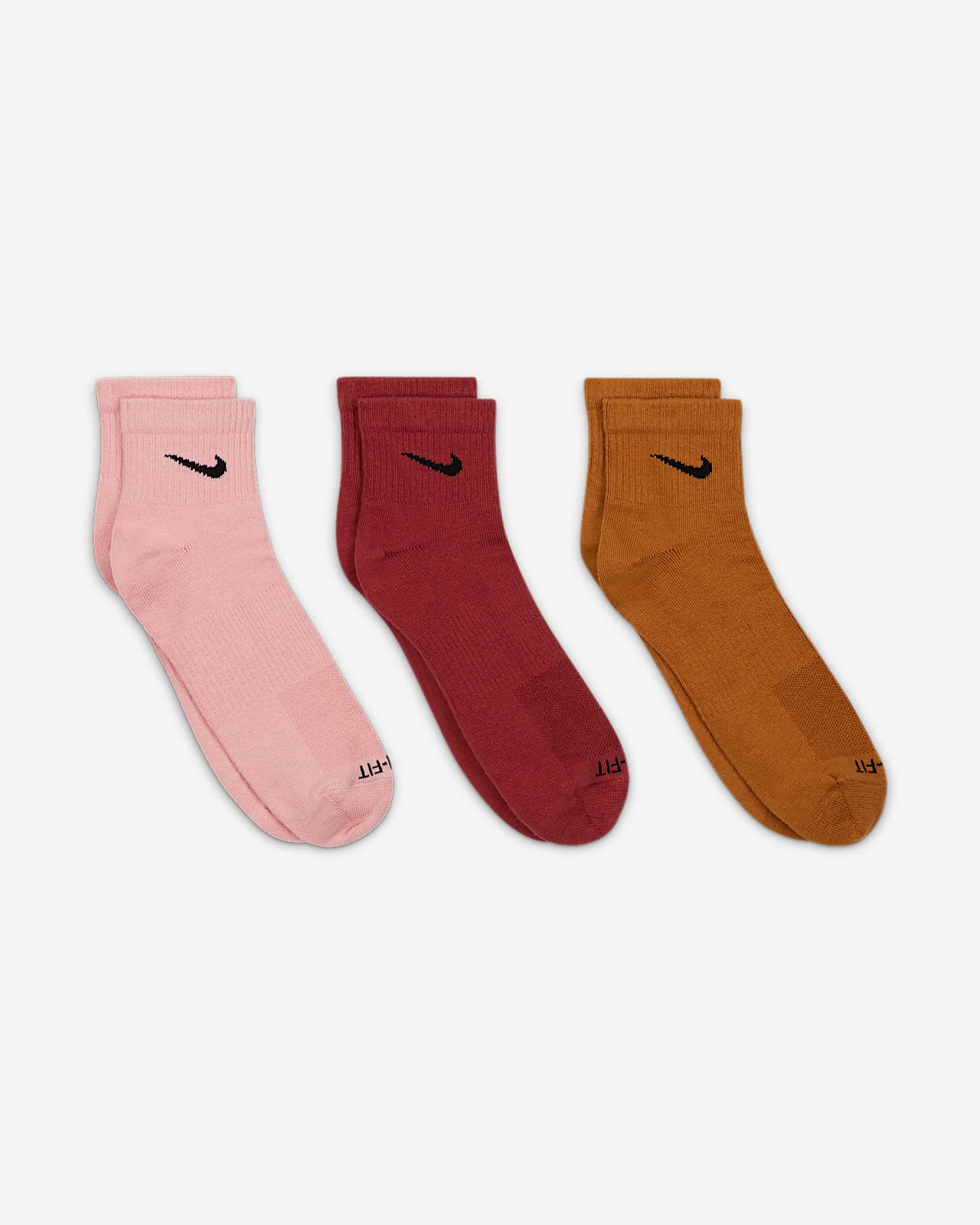 Носки до щиколотки для тренинга Nike Everyday Plus Lightweight (3 пары).  Nike RU