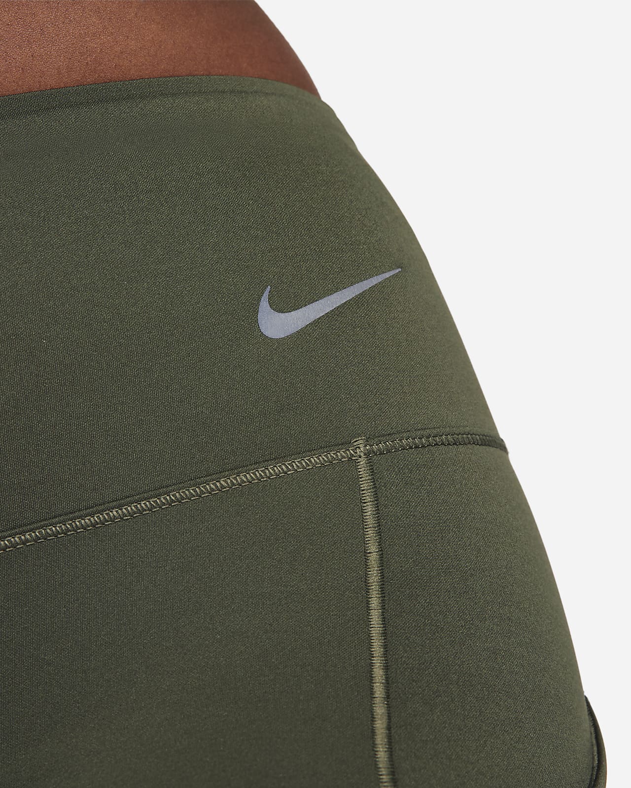Dámské legíny Nike Go s plnou délkou, středně vysokým pasem