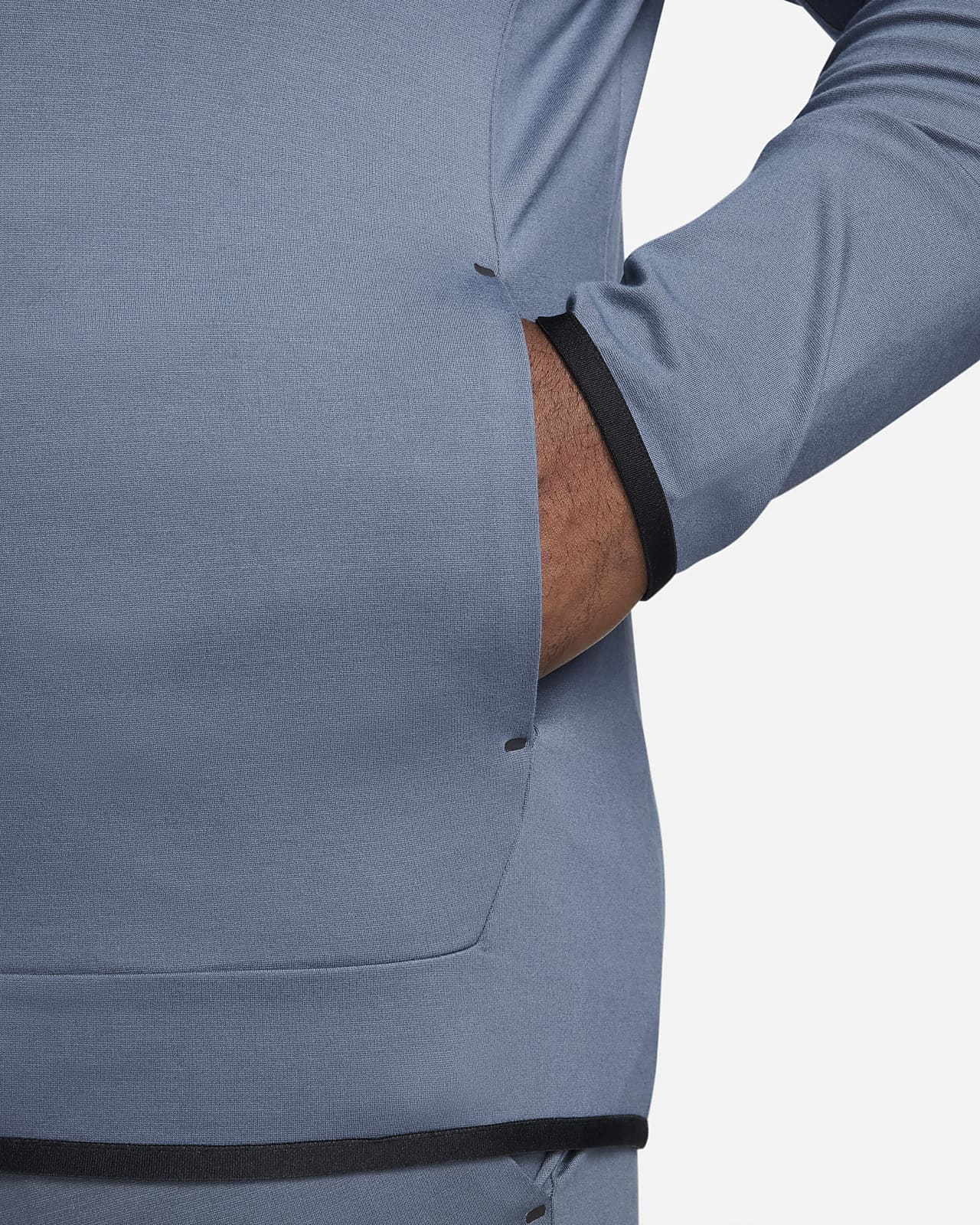 Nike Sportswear Tech Fleece Graphic Full-Zip Hoodie Grey Men's - SS23 - US