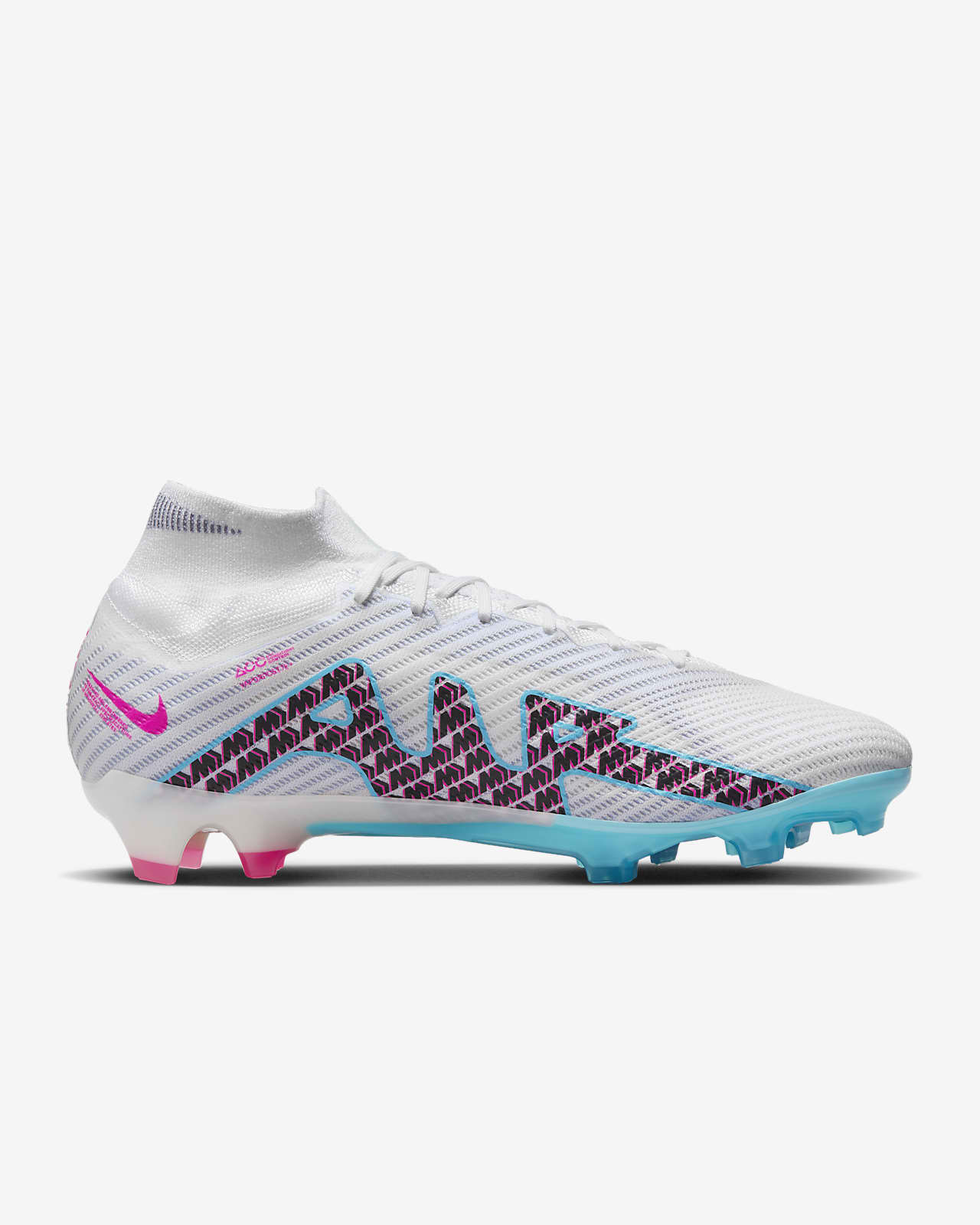 Calzado de fútbol para terreno firme Nike Zoom Mercurial Superfly 9 Elite FG.